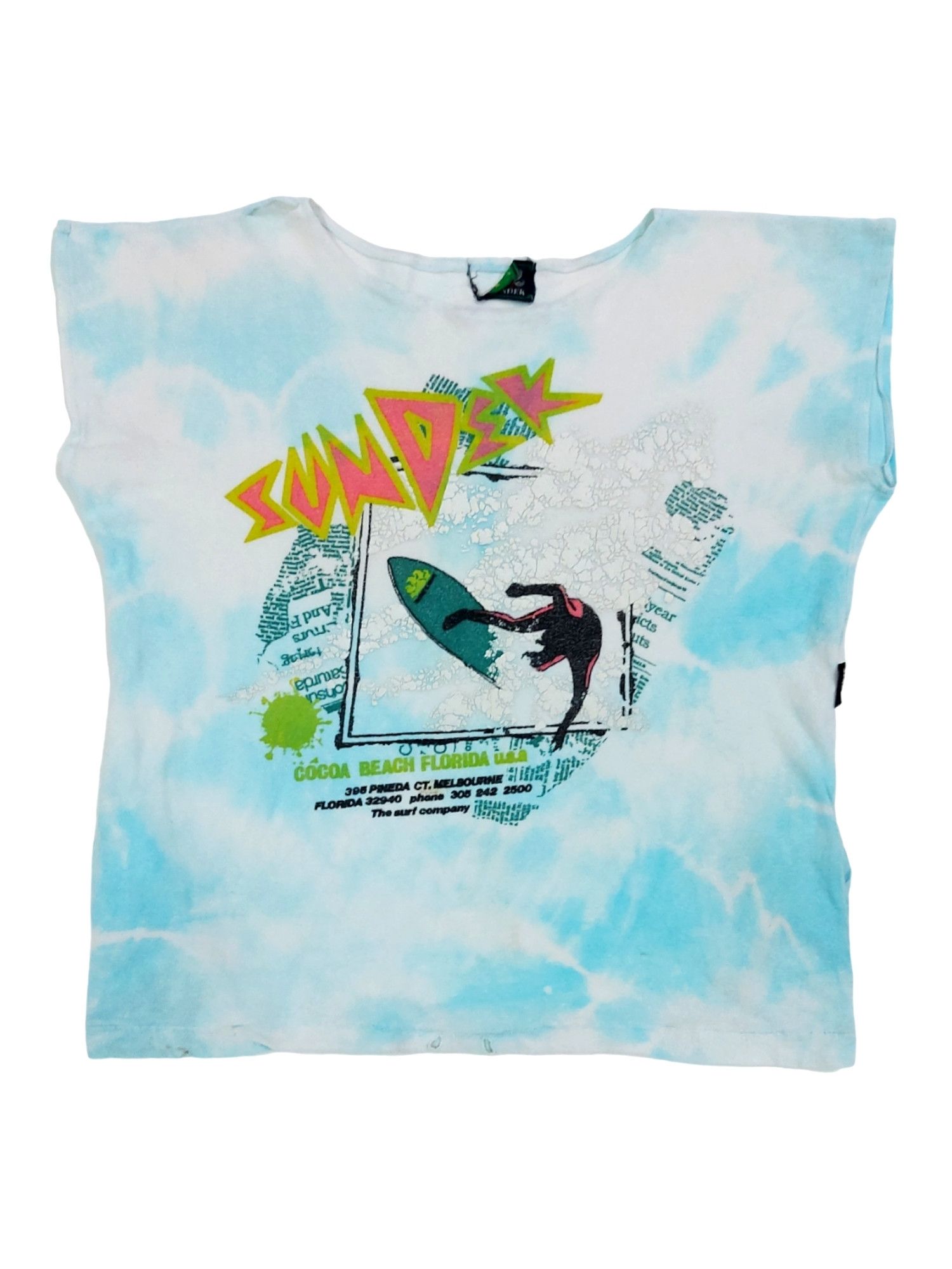 Sundek × Vintage VERY RARE! VTG 90s SUNDEK SURF POSTER OVERSIZED Size M / US 6-8 / IT 42-44 - 1 Thumbnail