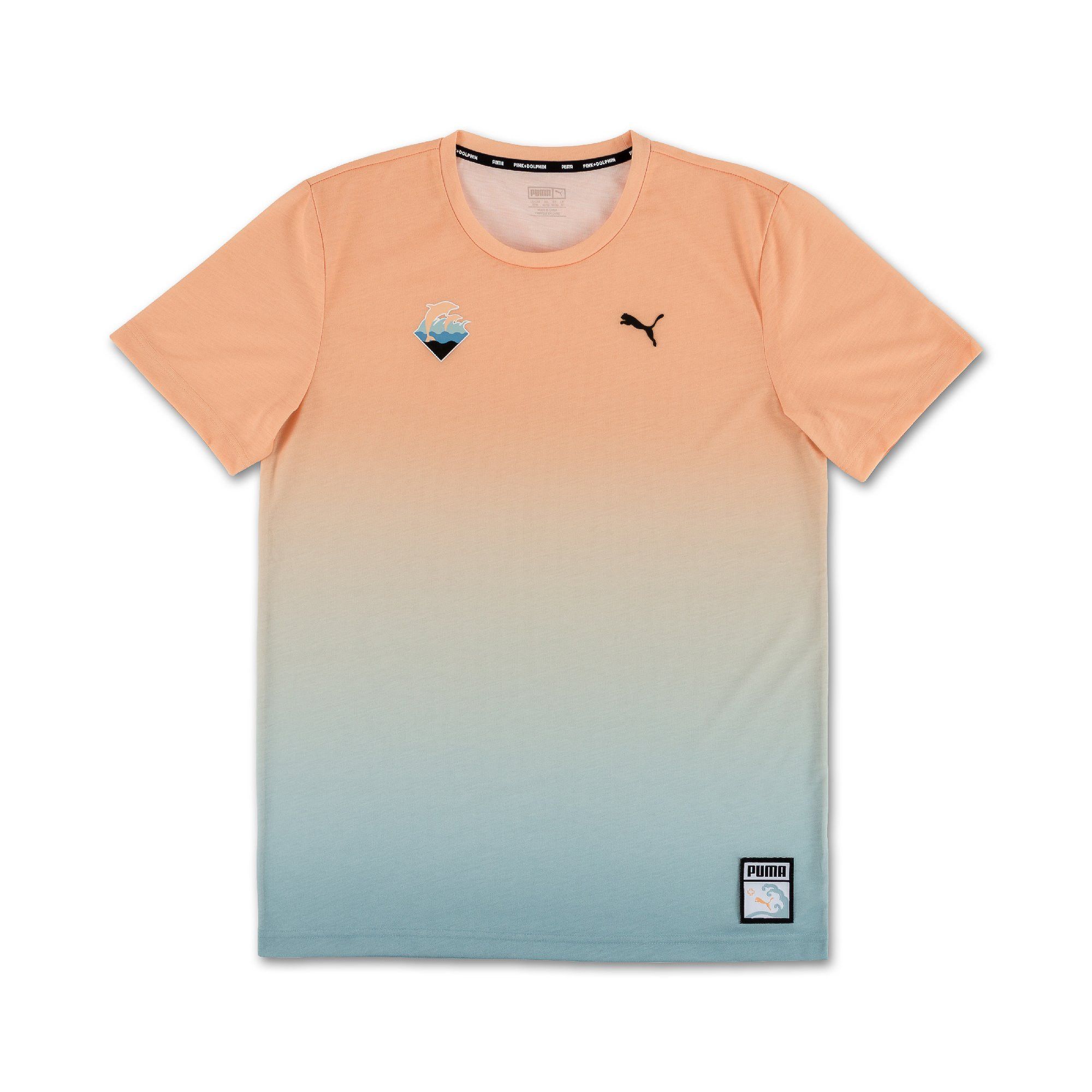 Pink Dolphin Puma Pink Dolphin X Puma Sunrise Gradient Tee Grailed