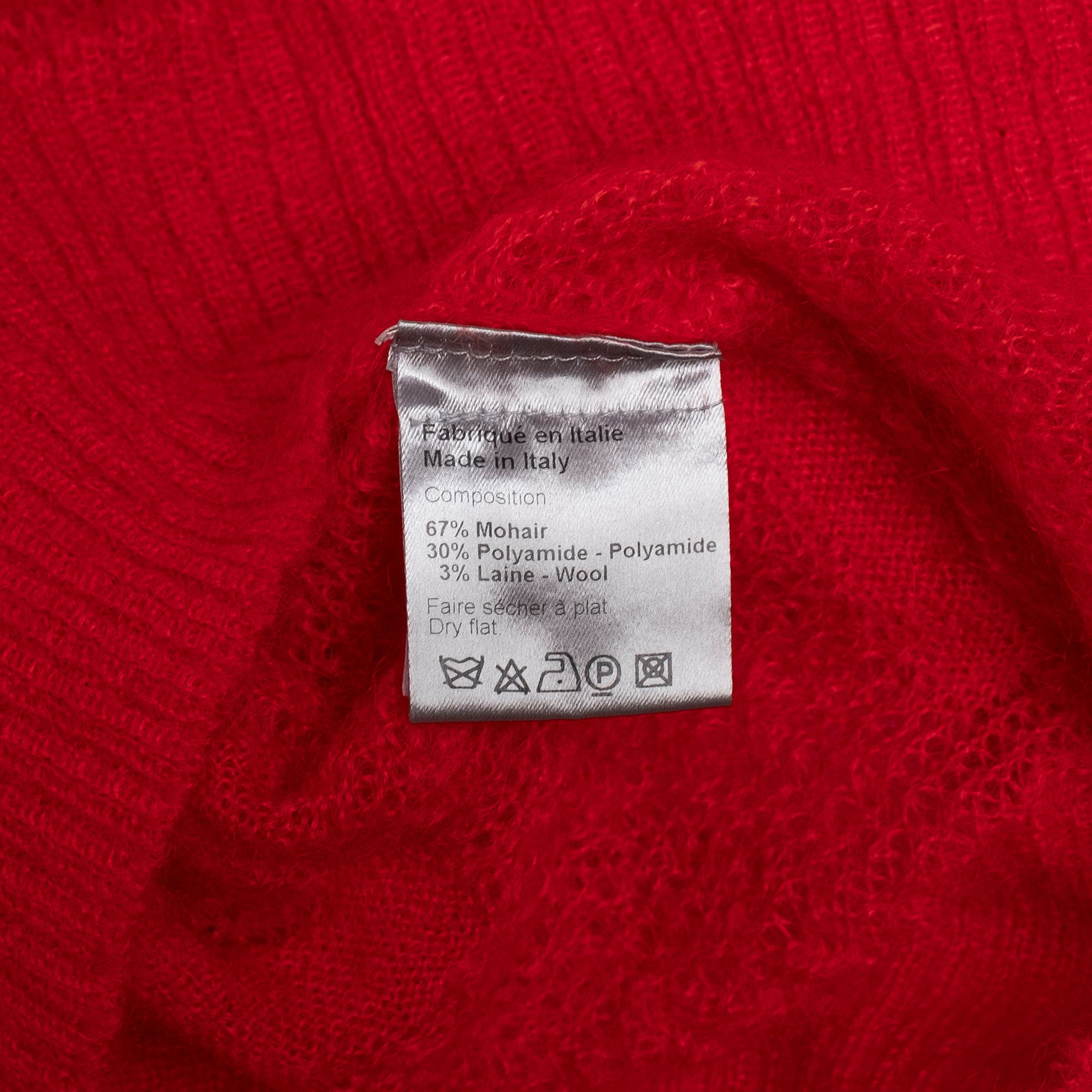Dior AW2007 "Navigate" Mohair Sweater Size US S / EU 44-46 / 1 - 5 Thumbnail