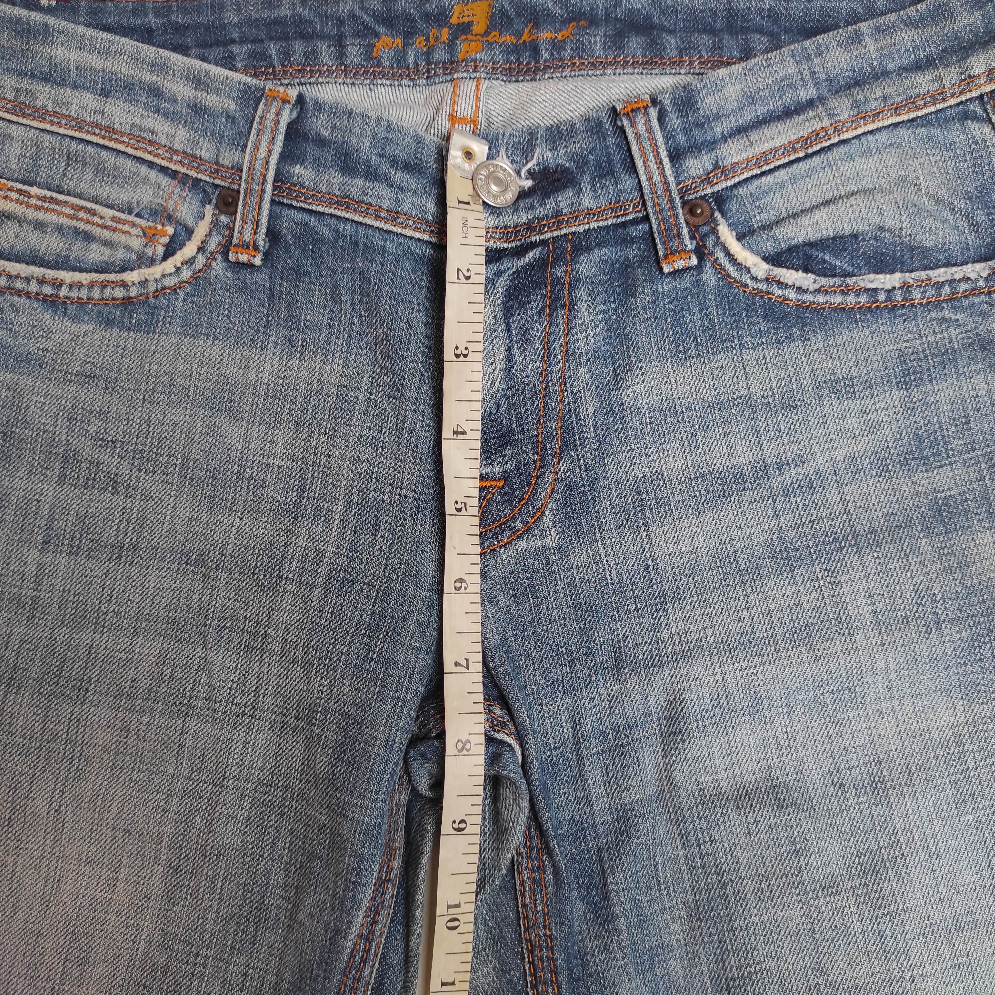 7 For All Mankind Flare Jeans 7 FOR ALL MANKIND low rise Bootcut Denim Size 26" / US 2 / IT 38 - 19 Thumbnail