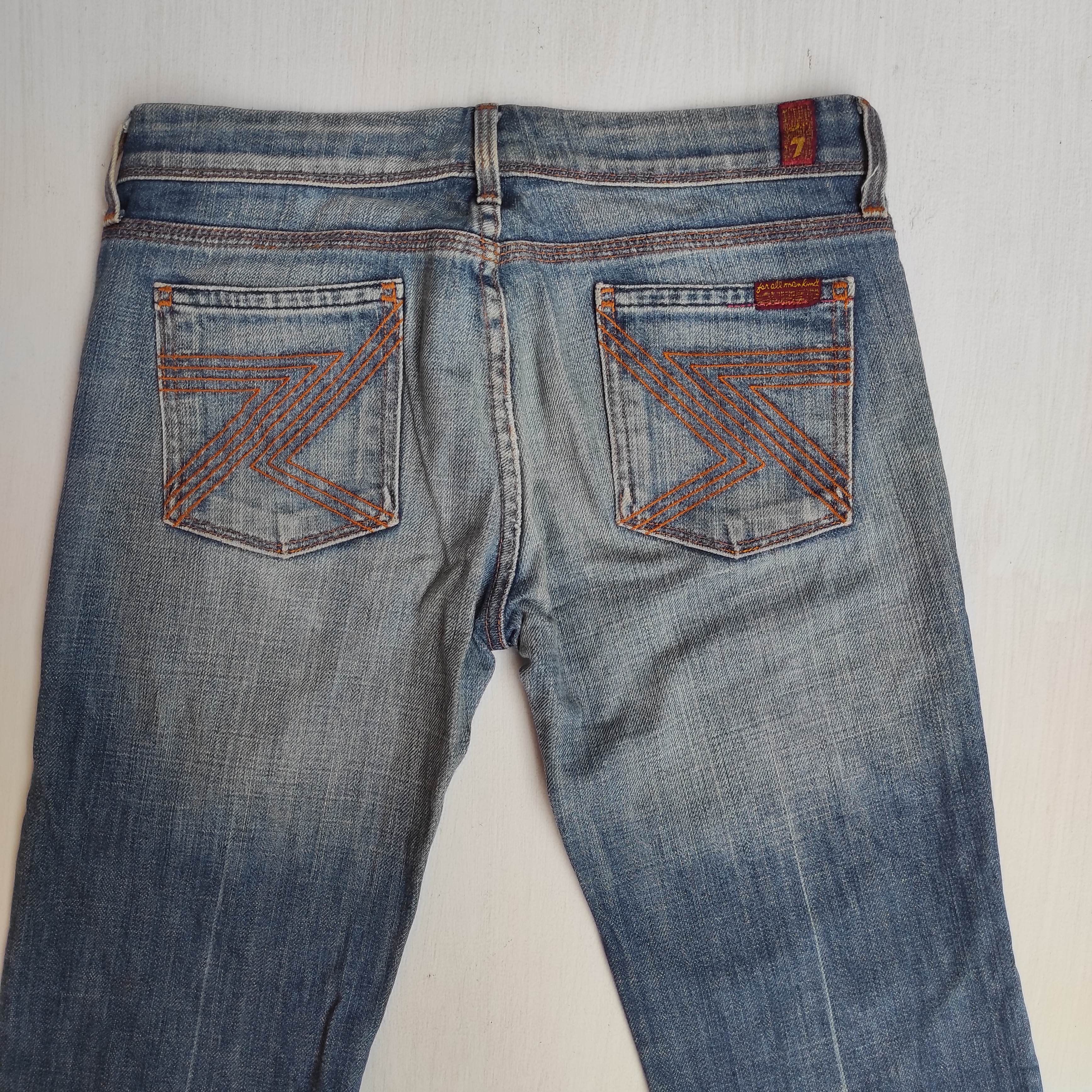 7 For All Mankind Flare Jeans 7 FOR ALL MANKIND low rise Bootcut Denim Size 26" / US 2 / IT 38 - 14 Thumbnail