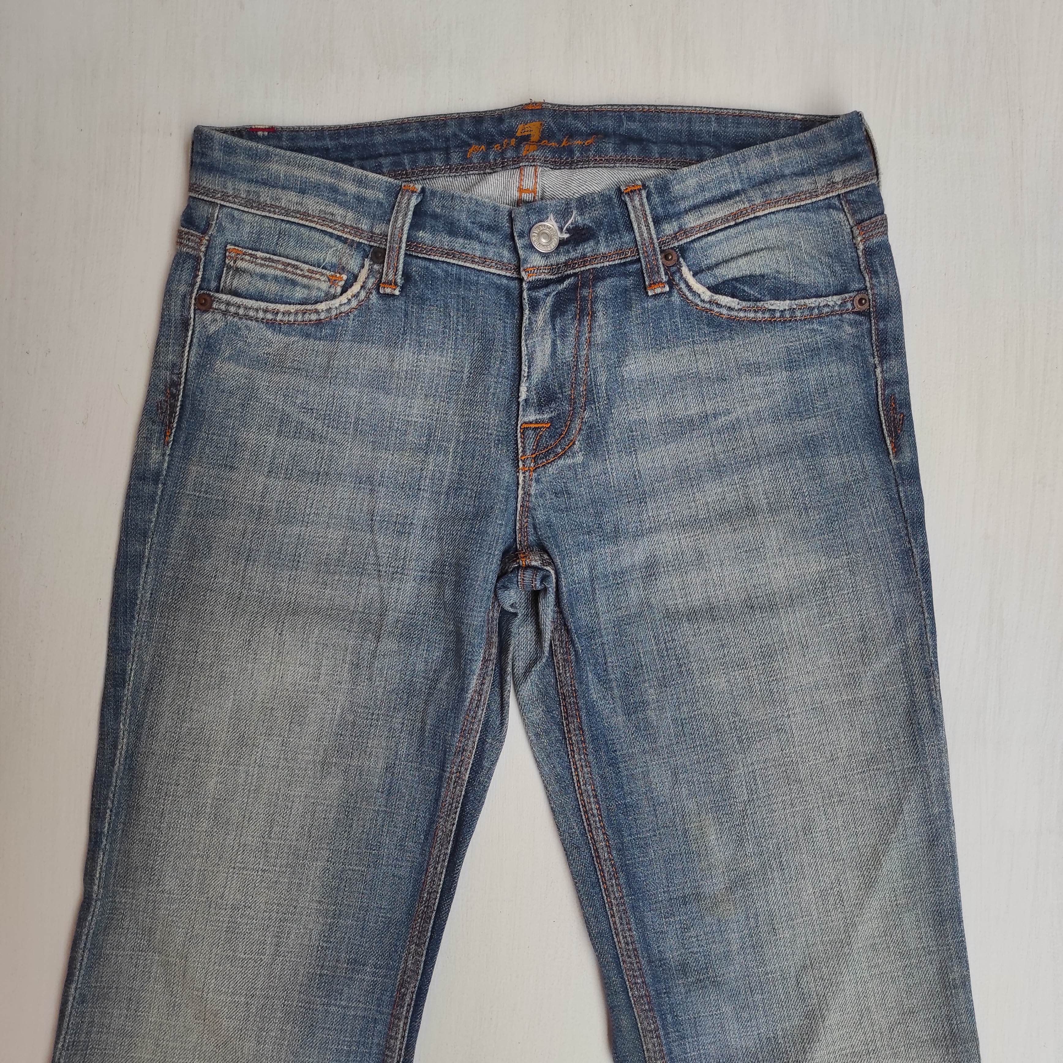 7 For All Mankind Flare Jeans 7 FOR ALL MANKIND low rise Bootcut Denim Size 26" / US 2 / IT 38 - 3 Thumbnail