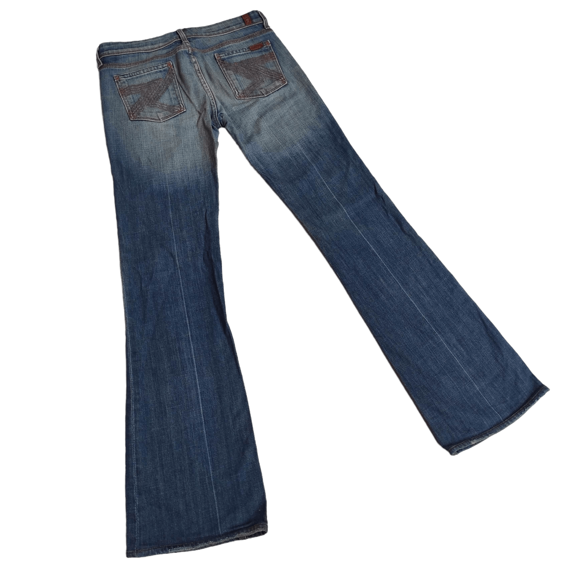 7 For All Mankind Flare Jeans 7 FOR ALL MANKIND low rise Bootcut Denim Size 26" / US 2 / IT 38 - 1 Thumbnail