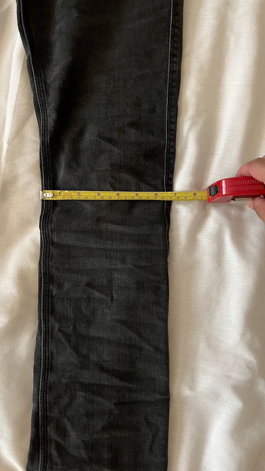 Acne Studios ACNE STUDIOS MAX USED BLACK JEANS 29x32 Size US 29 - 4 Thumbnail