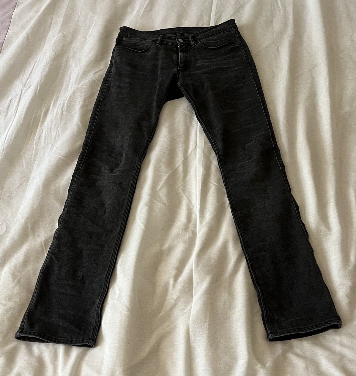 Acne Studios ACNE STUDIOS MAX USED BLACK JEANS 29x32 Size US 29 - 1 Thumbnail