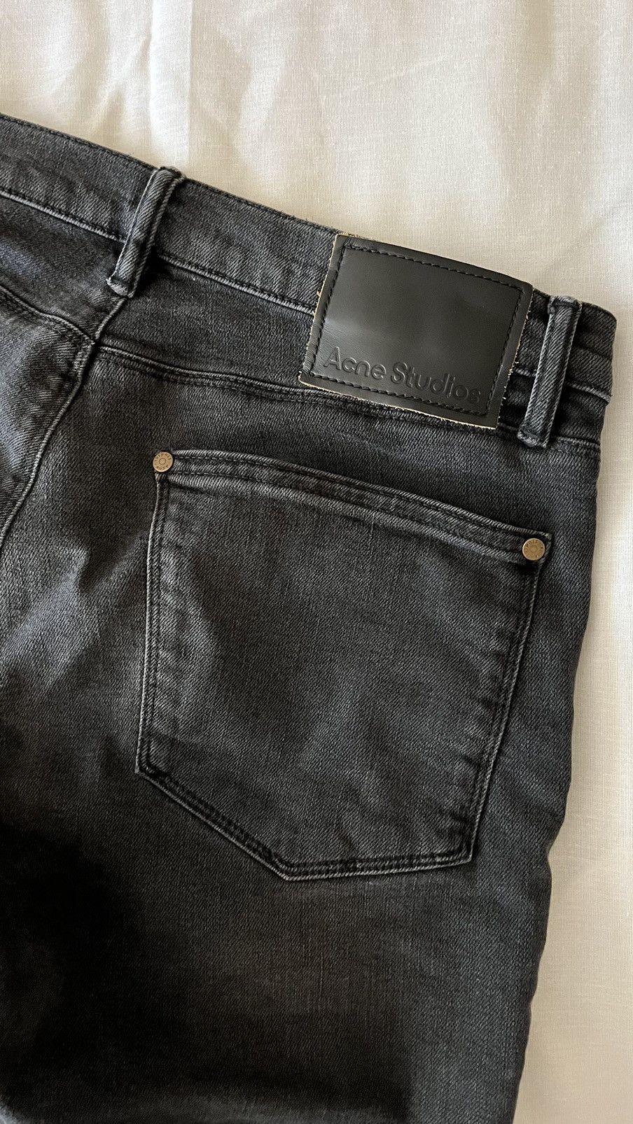 Acne Studios ACNE STUDIOS MAX USED BLACK JEANS 29x32 Size US 29 - 7 Thumbnail