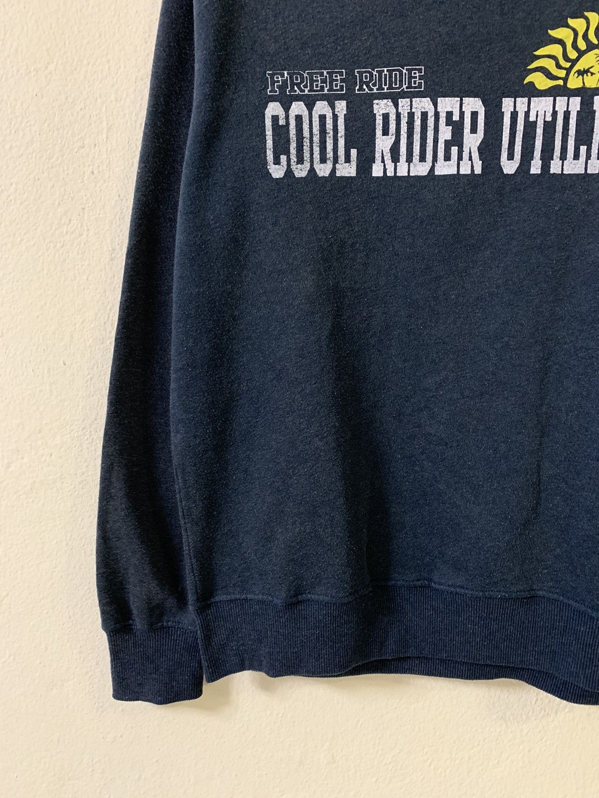 Japanese Brand Cru Design Cool Rider Utilities Sweatshirt Size US L / EU 52-54 / 3 - 3 Thumbnail