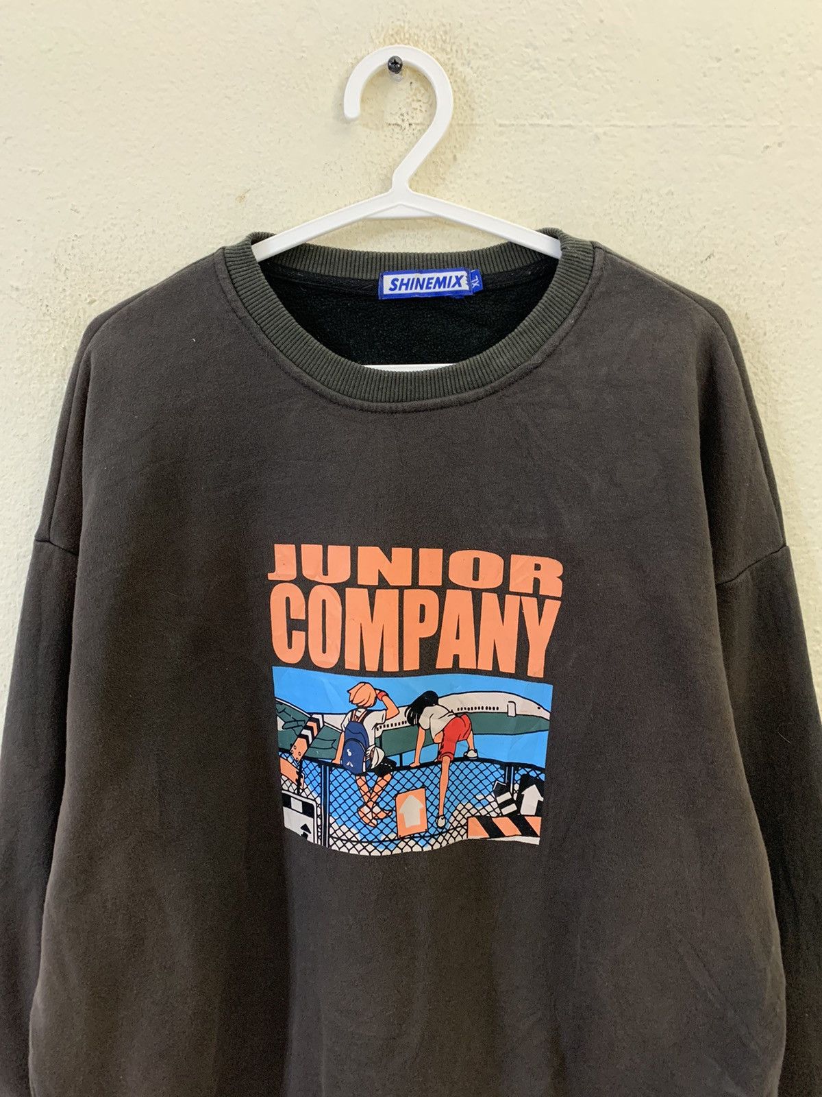 Japanese Brand Shinemix Junior Company Sweatshirt Size US L / EU 52-54 / 3 - 4 Thumbnail