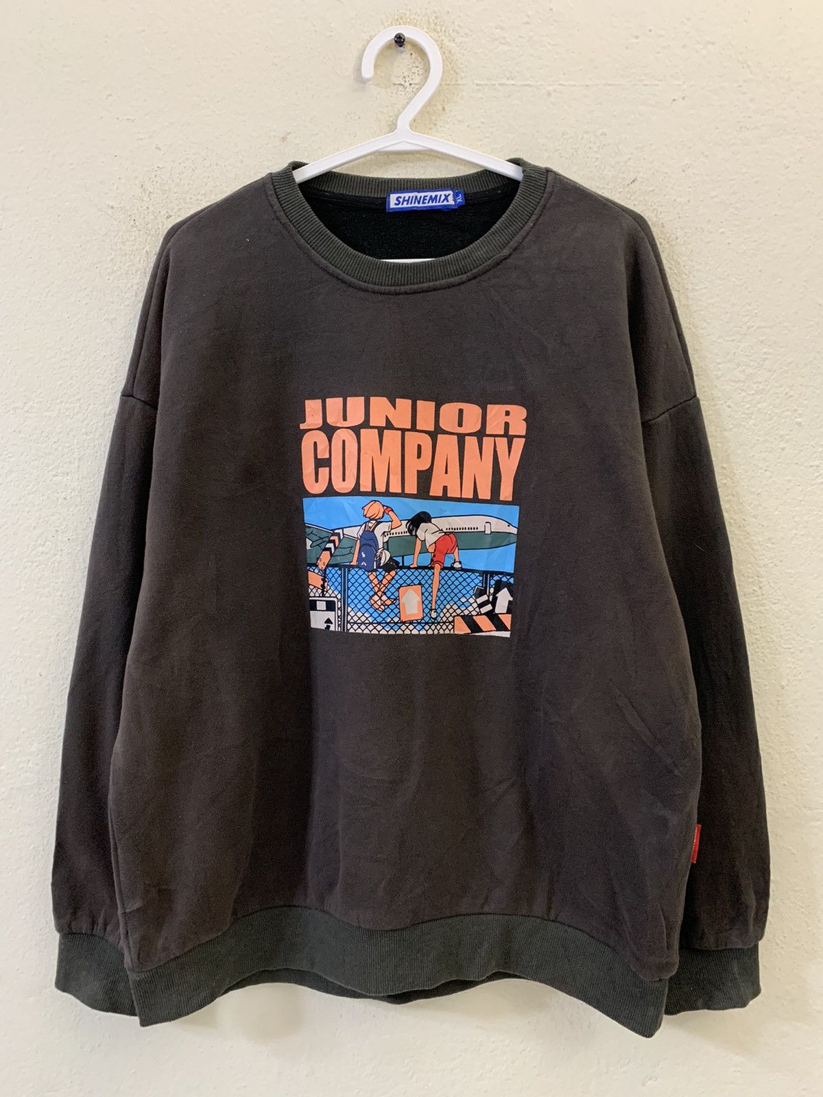 Japanese Brand Shinemix Junior Company Sweatshirt Size US L / EU 52-54 / 3 - 1 Thumbnail