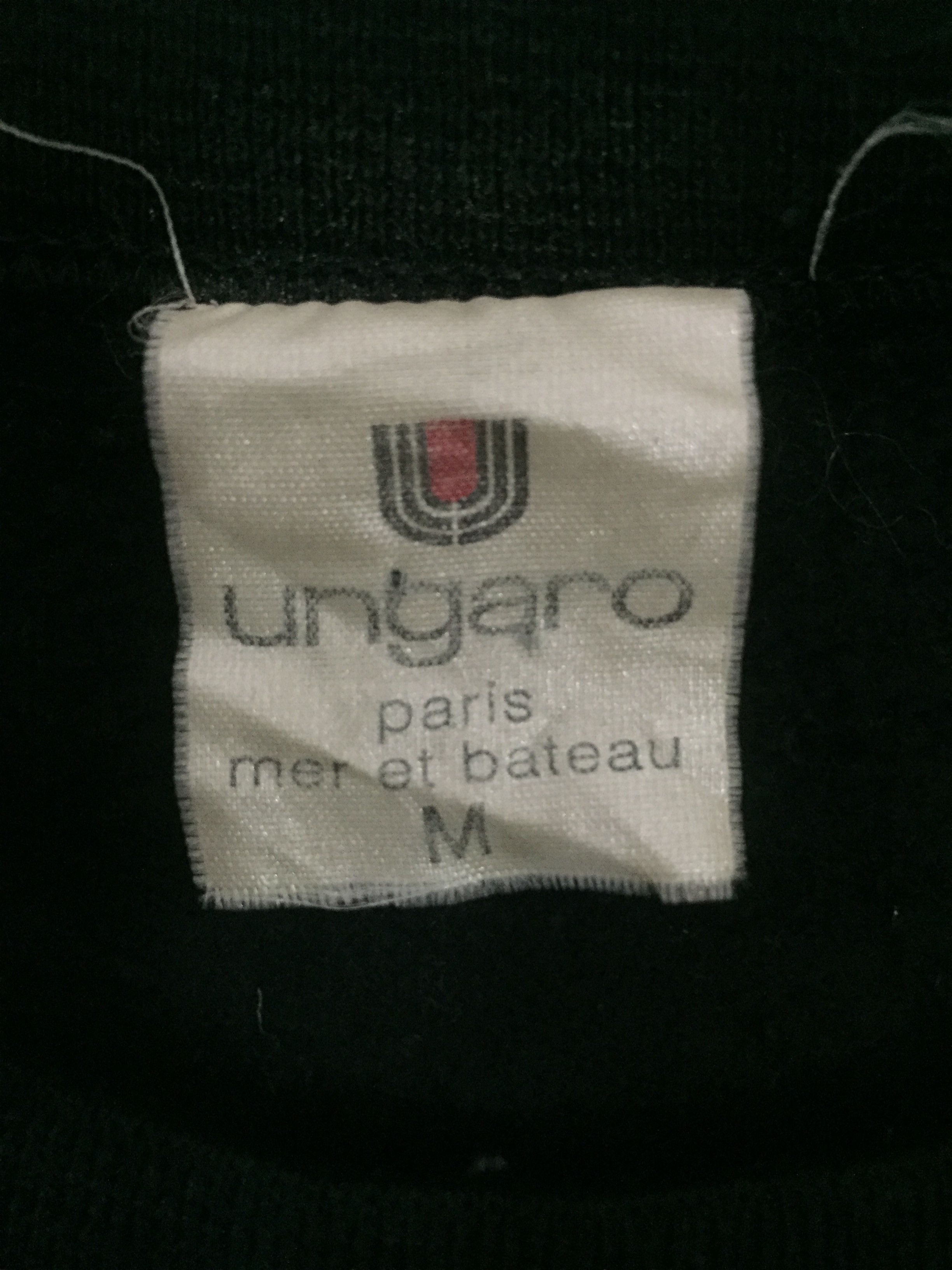 Emanuel Ungaro Ungaro Paris Spellout Sweatshirt Made In Italy Size US M / EU 48-50 / 2 - 5 Thumbnail