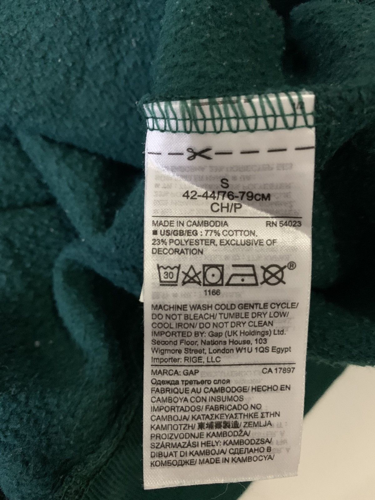 Gap Gap Spellout Hoodie Sweatshirt Size US M / EU 48-50 / 2 - 6 Thumbnail