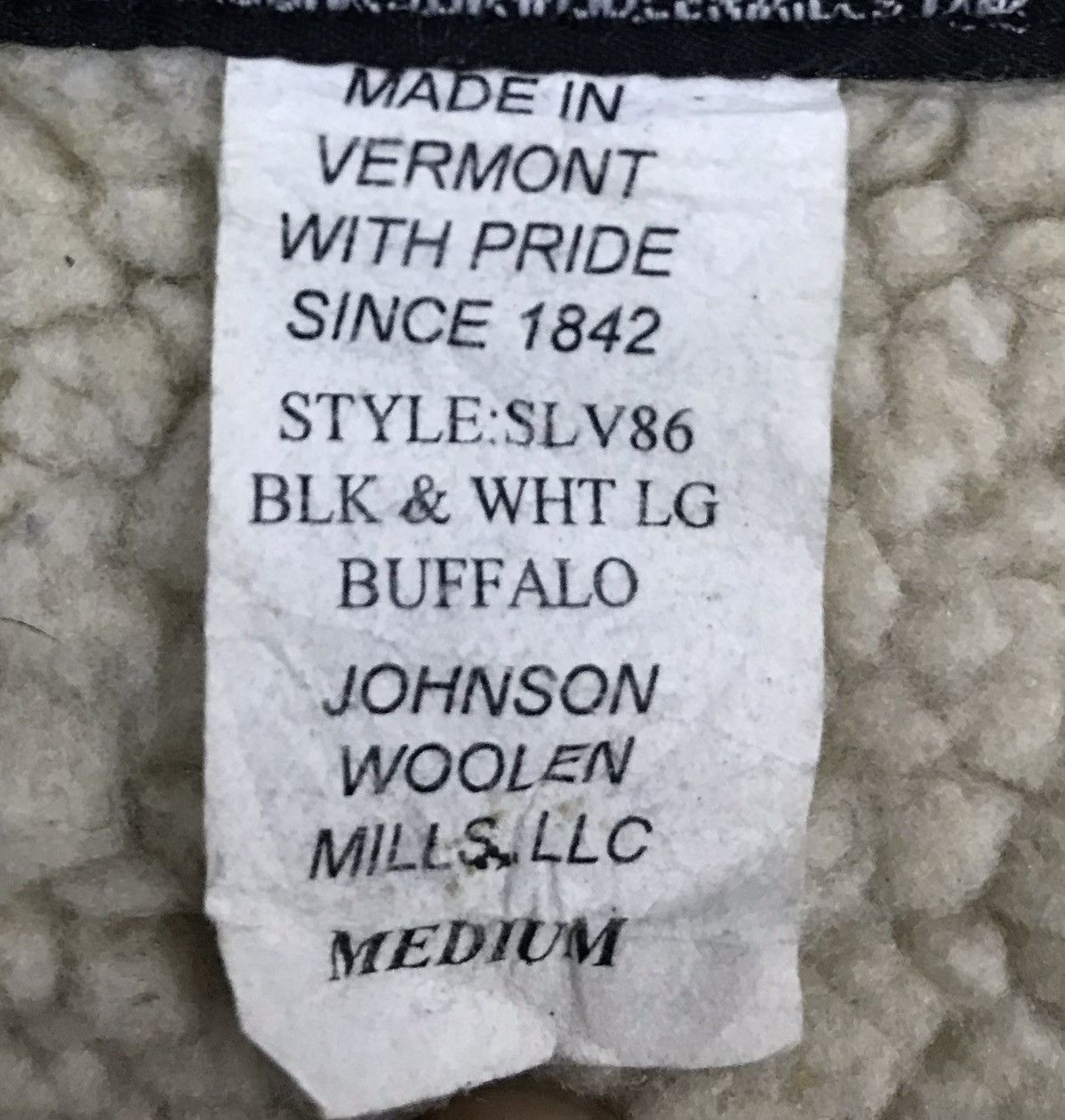 Vintage JOHNSON WOOLEN MILLS HANDMADE IN VERMONT USA JACKET VEST Size US M / EU 48-50 / 2 - 11 Thumbnail