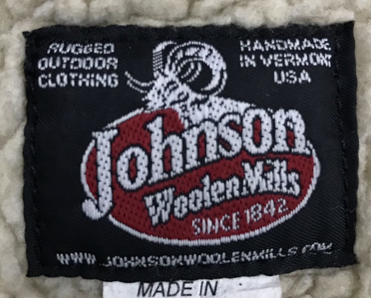 Vintage JOHNSON WOOLEN MILLS HANDMADE IN VERMONT USA JACKET VEST Size US M / EU 48-50 / 2 - 10 Thumbnail