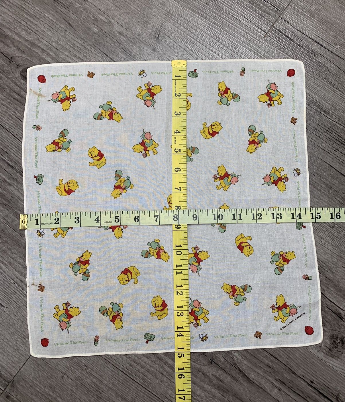 Disney Winnie The Pooh Handkerchief Pocketsquares Neckerchief Size ONE SIZE - 6 Thumbnail