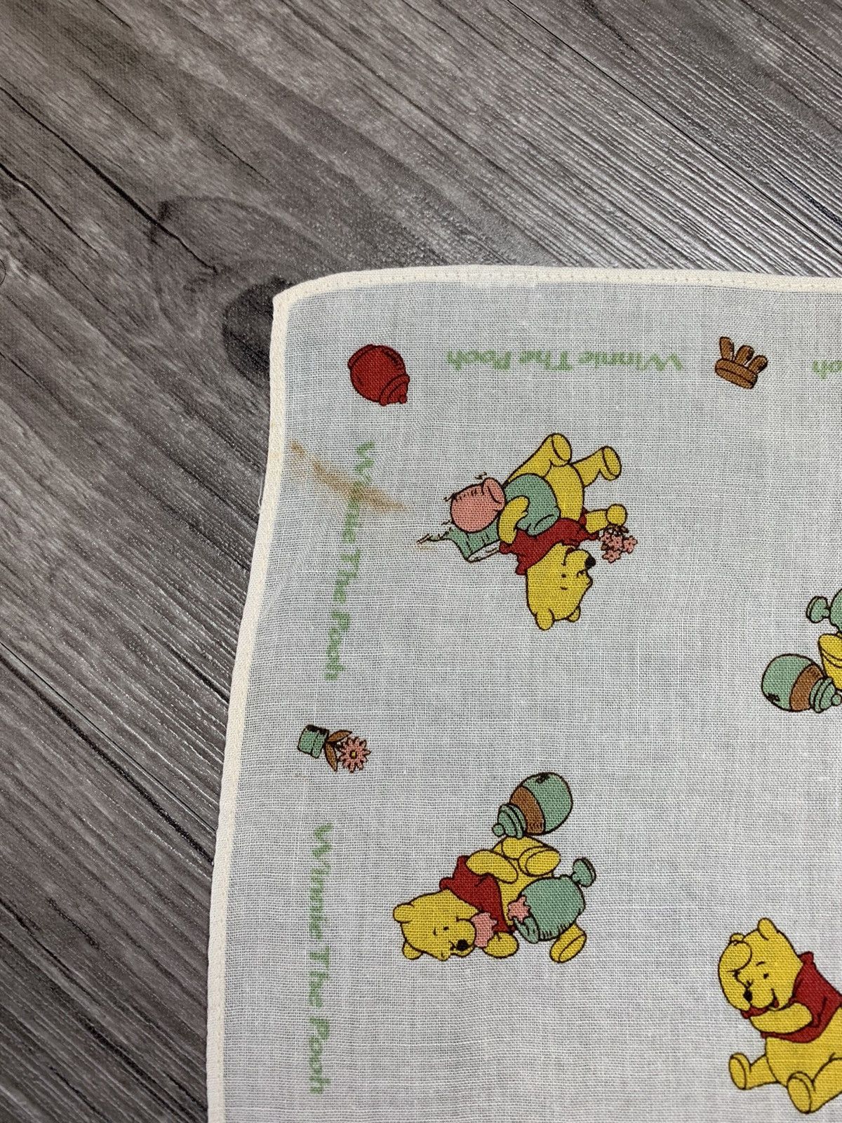 Disney Winnie The Pooh Handkerchief Pocketsquares Neckerchief Size ONE SIZE - 5 Thumbnail