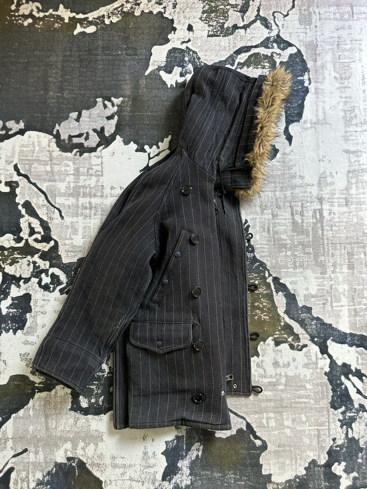 Japanese Brand FALL/WINTER 02-03 Revolver parka heavy denim coat Size US M / EU 48-50 / 2 - 19 Thumbnail