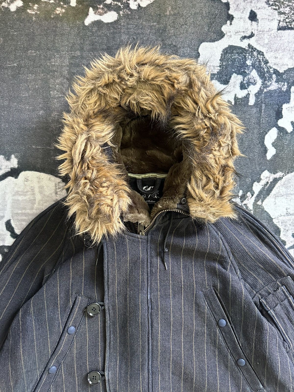 Japanese Brand FALL/WINTER 02-03 Revolver parka heavy denim coat Size US M / EU 48-50 / 2 - 6 Thumbnail