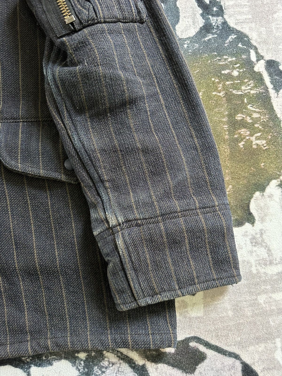 Japanese Brand FALL/WINTER 02-03 Revolver parka heavy denim coat Size US M / EU 48-50 / 2 - 12 Thumbnail
