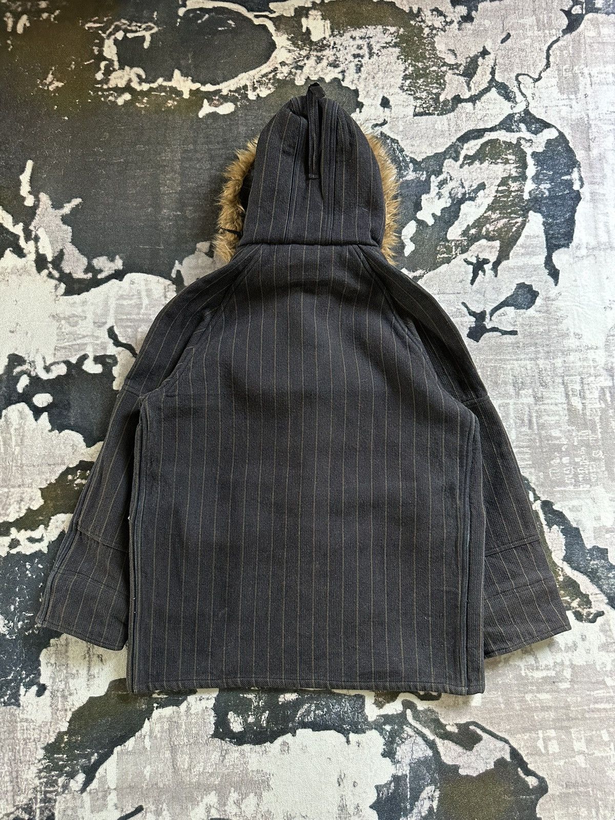 Japanese Brand FALL/WINTER 02-03 Revolver parka heavy denim coat Size US M / EU 48-50 / 2 - 17 Thumbnail