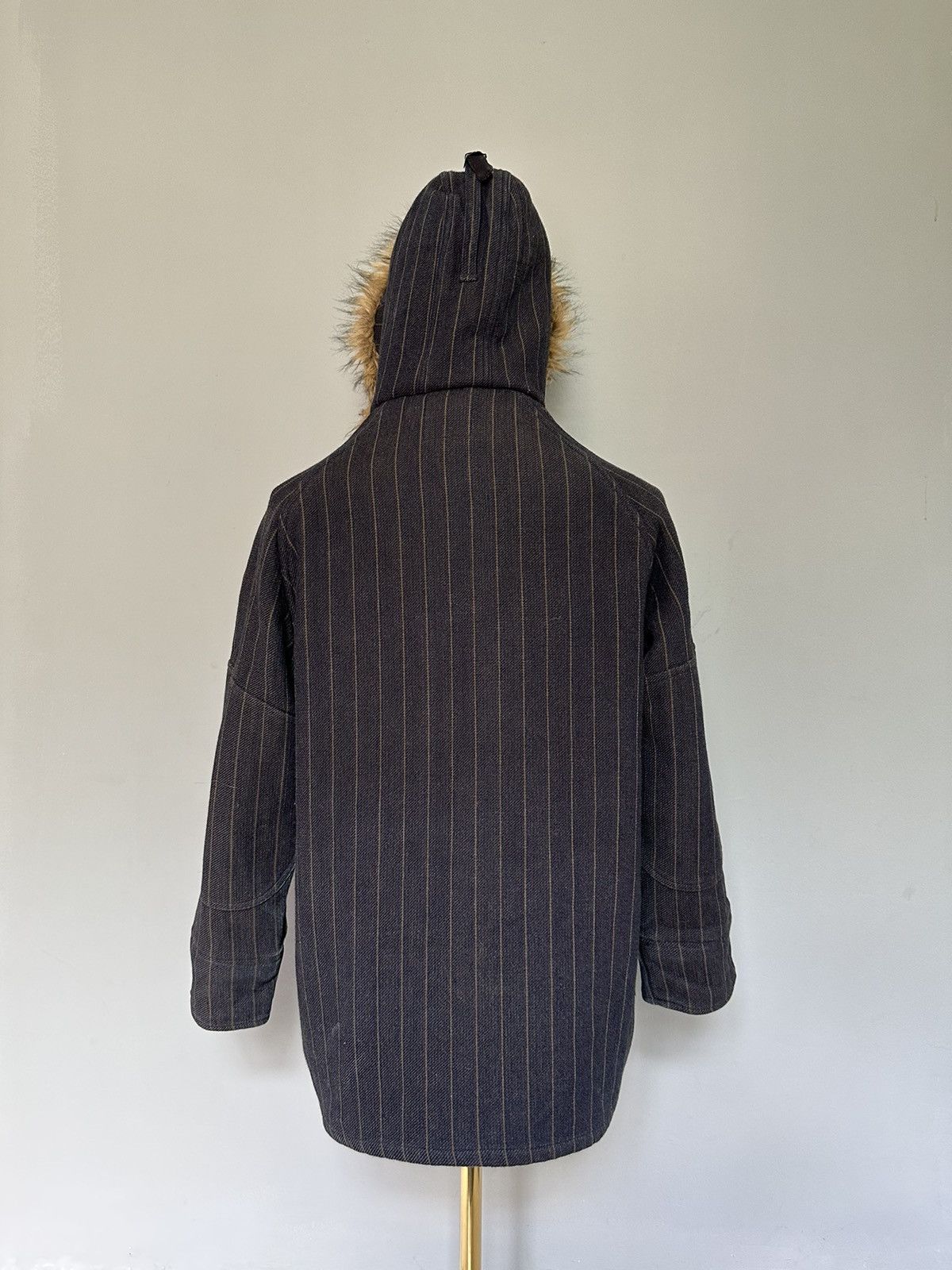 Japanese Brand FALL/WINTER 02-03 Revolver parka heavy denim coat Size US M / EU 48-50 / 2 - 24 Thumbnail