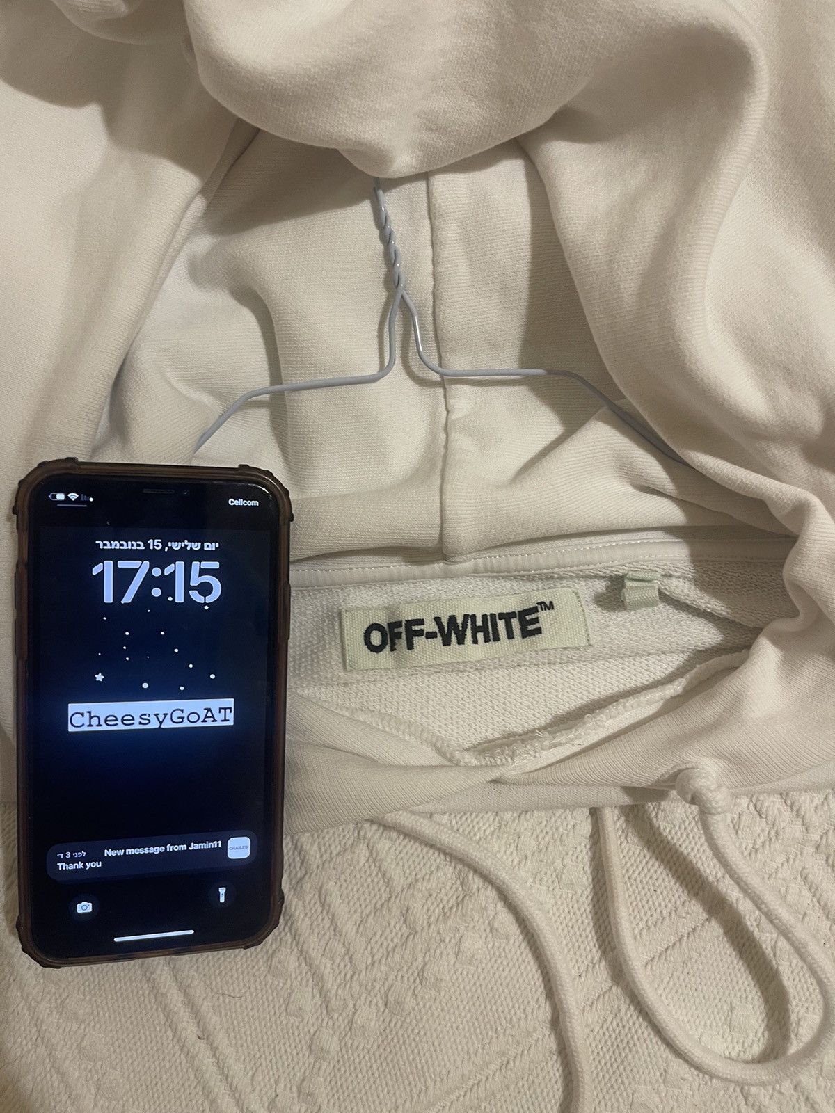 Off-White Off white Caravaggio hoodie Size US L / EU 52-54 / 3 - 11 Thumbnail