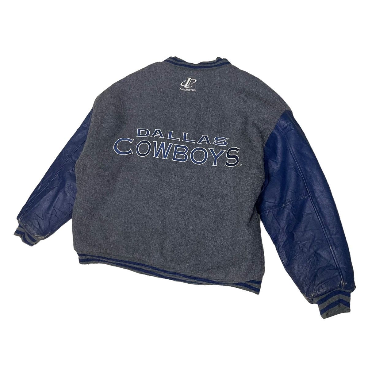 NFL 💥90s NFL DALLAS COWBOY VARSITY JACKET Size US L / EU 52-54 / 3 - 6 Thumbnail