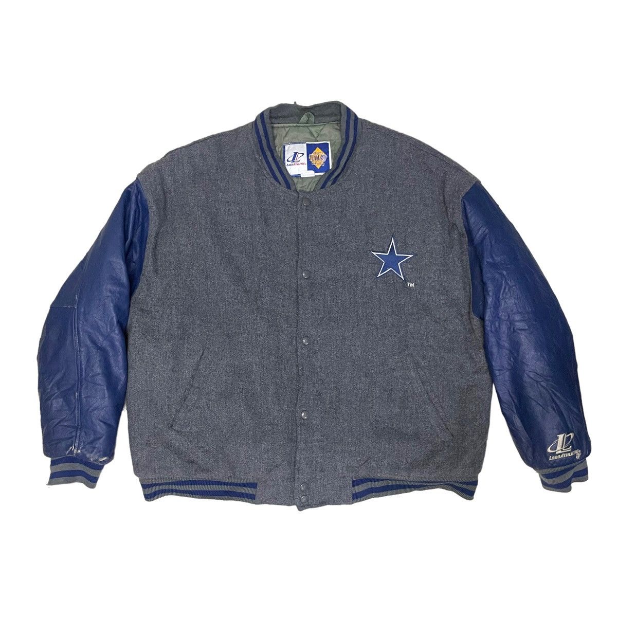 NFL 💥90s NFL DALLAS COWBOY VARSITY JACKET Size US L / EU 52-54 / 3 - 1 Thumbnail