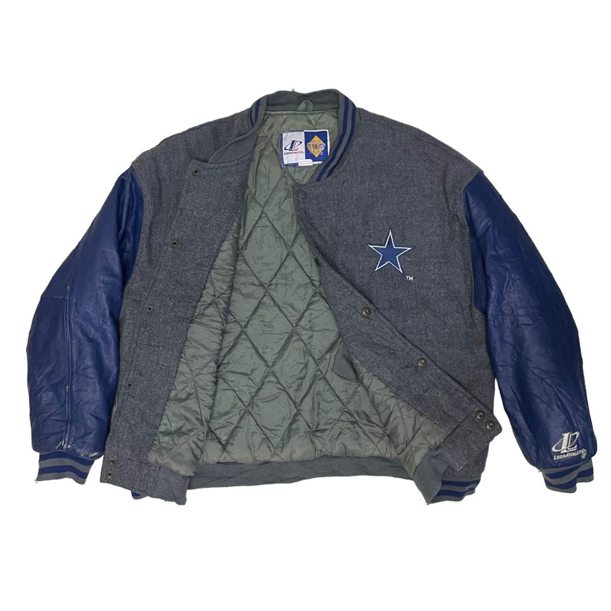 NFL 💥90s NFL DALLAS COWBOY VARSITY JACKET Size US L / EU 52-54 / 3 - 2 Thumbnail
