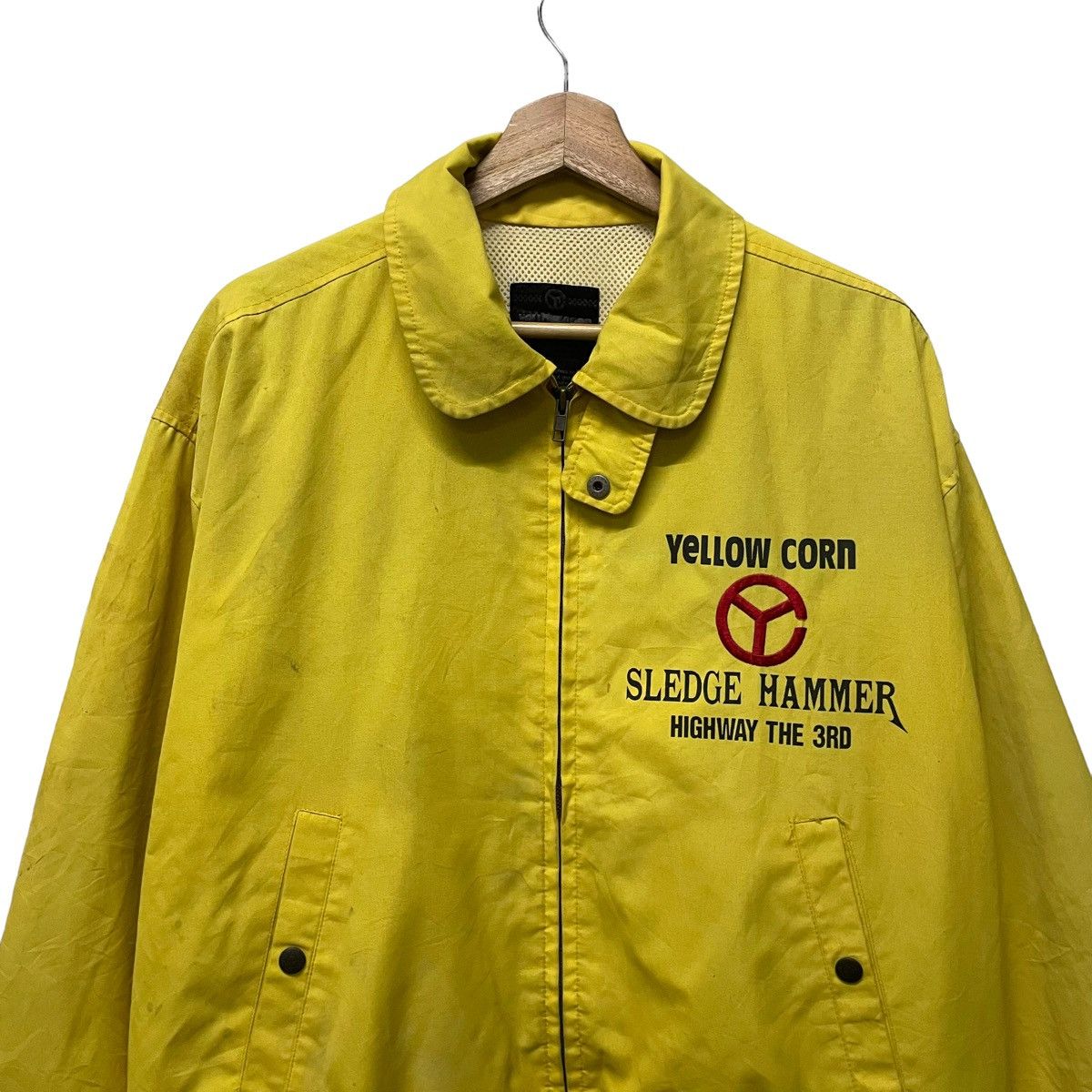 Hein Gericke × Kadoya × YELLOW CORN 💥 Vintage Yellow Corn Racing Biker Jacket Size US L / EU 52-54 / 3 - 7 Thumbnail
