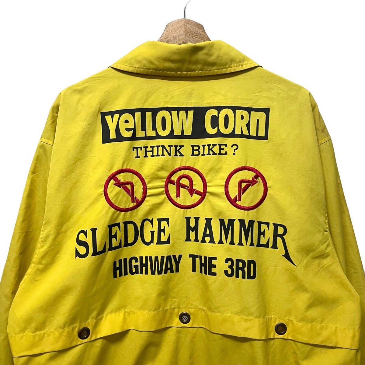 Hein Gericke × Kadoya × YELLOW CORN 💥 Vintage Yellow Corn Racing Biker Jacket Size US L / EU 52-54 / 3 - 4 Thumbnail
