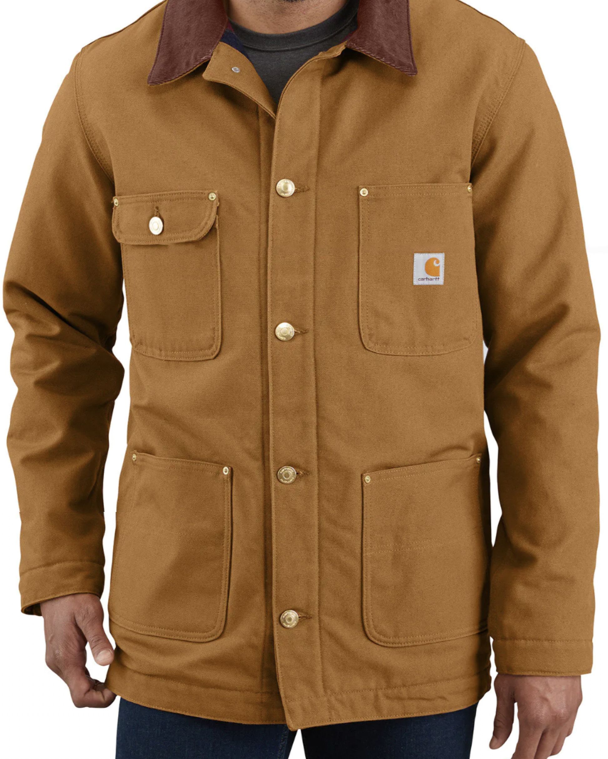 Carhartt Men's Jacket Chore Coat Loose Fit Blanket-Lined Duck main image 1