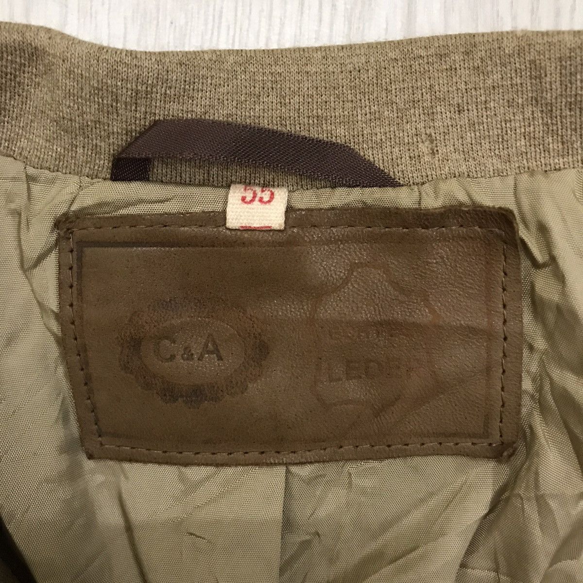 Vintage 💥RARE💥 Vintage C&A Germany Lamb Leather Jacket Size US L / EU 52-54 / 3 - 9 Thumbnail