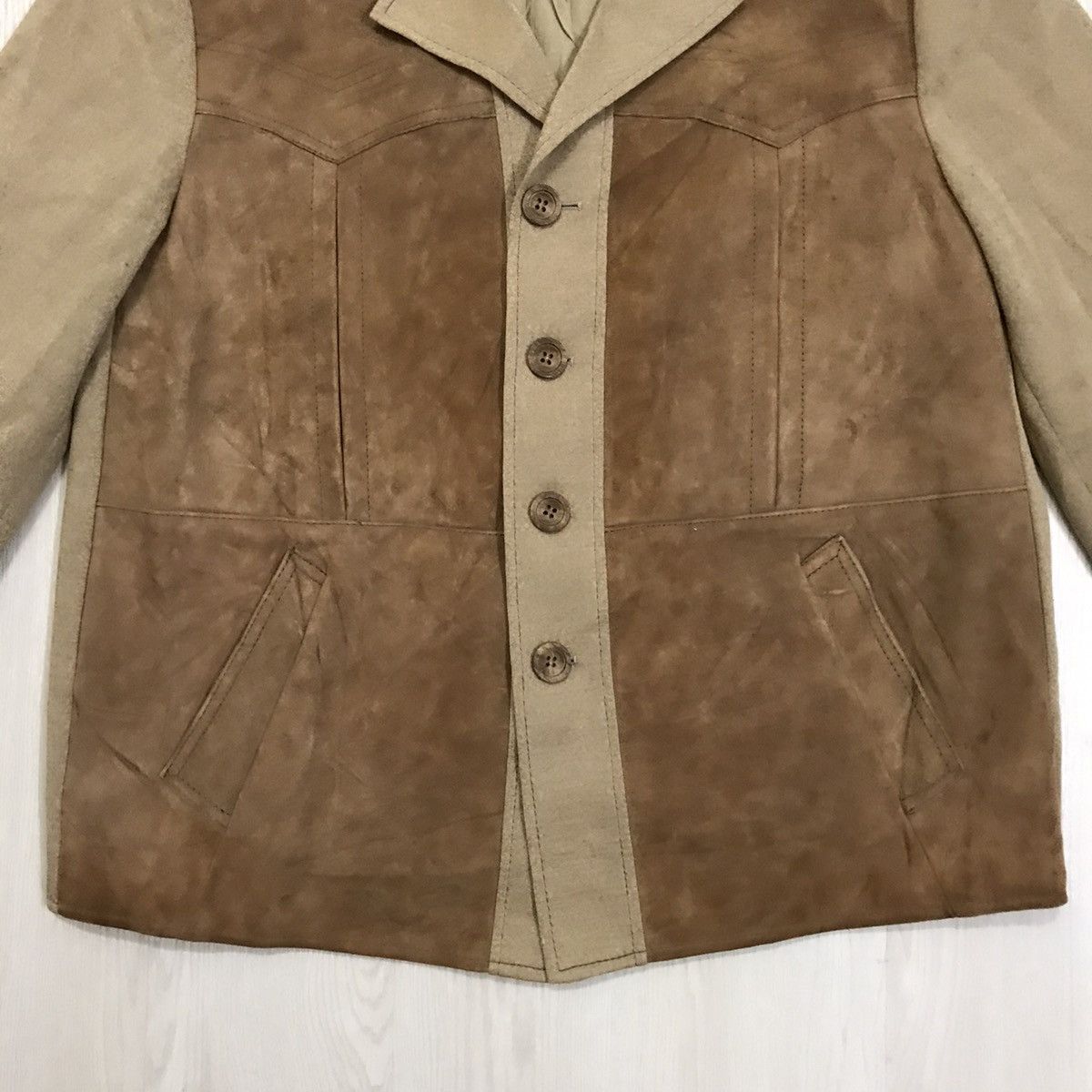 Vintage 💥RARE💥 Vintage C&A Germany Lamb Leather Jacket Size US L / EU 52-54 / 3 - 5 Thumbnail