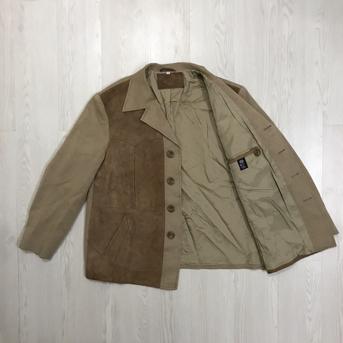 Vintage 💥RARE💥 Vintage C&A Germany Lamb Leather Jacket Size US L / EU 52-54 / 3 - 2 Thumbnail