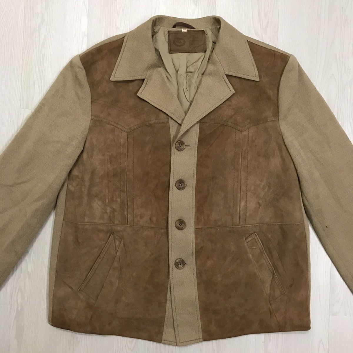 Vintage 💥RARE💥 Vintage C&A Germany Lamb Leather Jacket Size US L / EU 52-54 / 3 - 3 Thumbnail