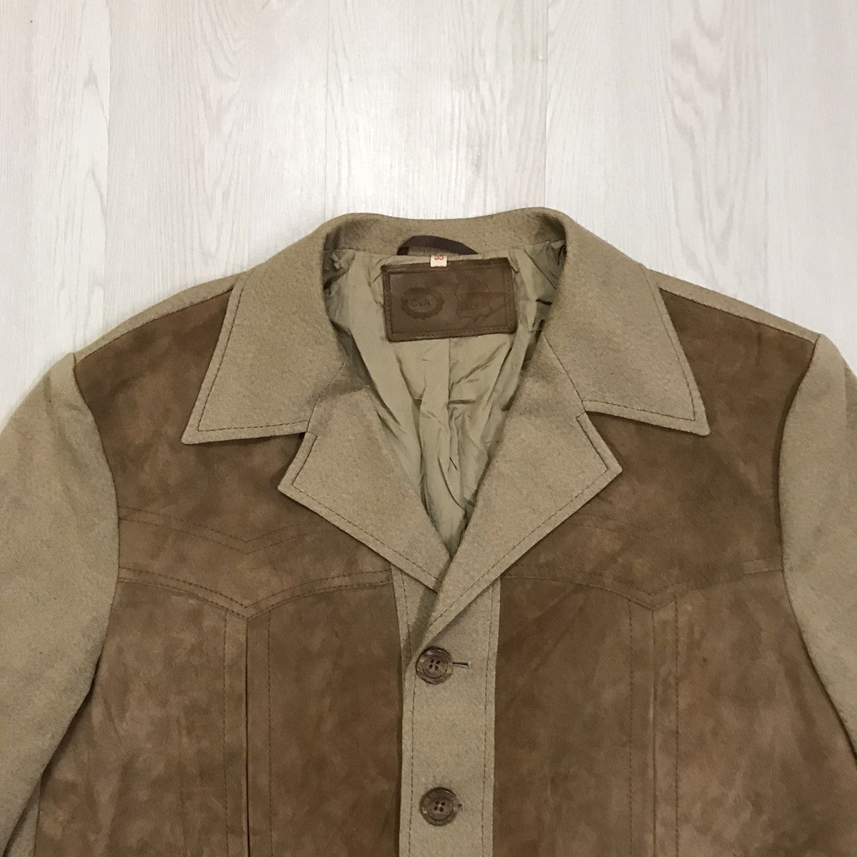 Vintage 💥RARE💥 Vintage C&A Germany Lamb Leather Jacket Size US L / EU 52-54 / 3 - 4 Thumbnail
