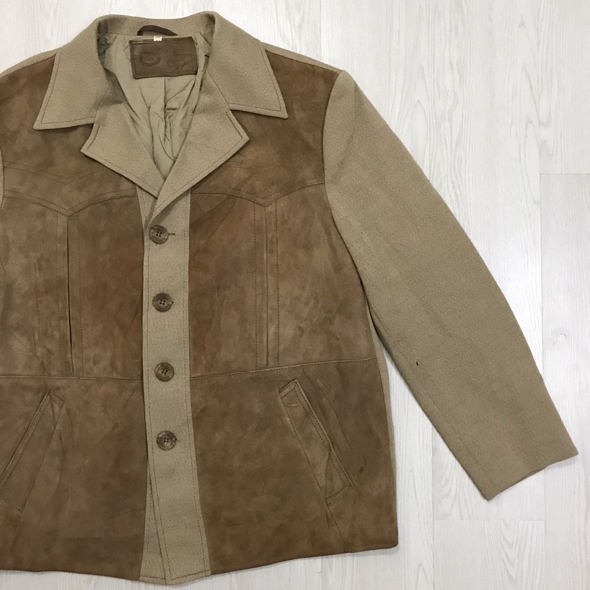Vintage 💥RARE💥 Vintage C&A Germany Lamb Leather Jacket Size US L / EU 52-54 / 3 - 6 Thumbnail