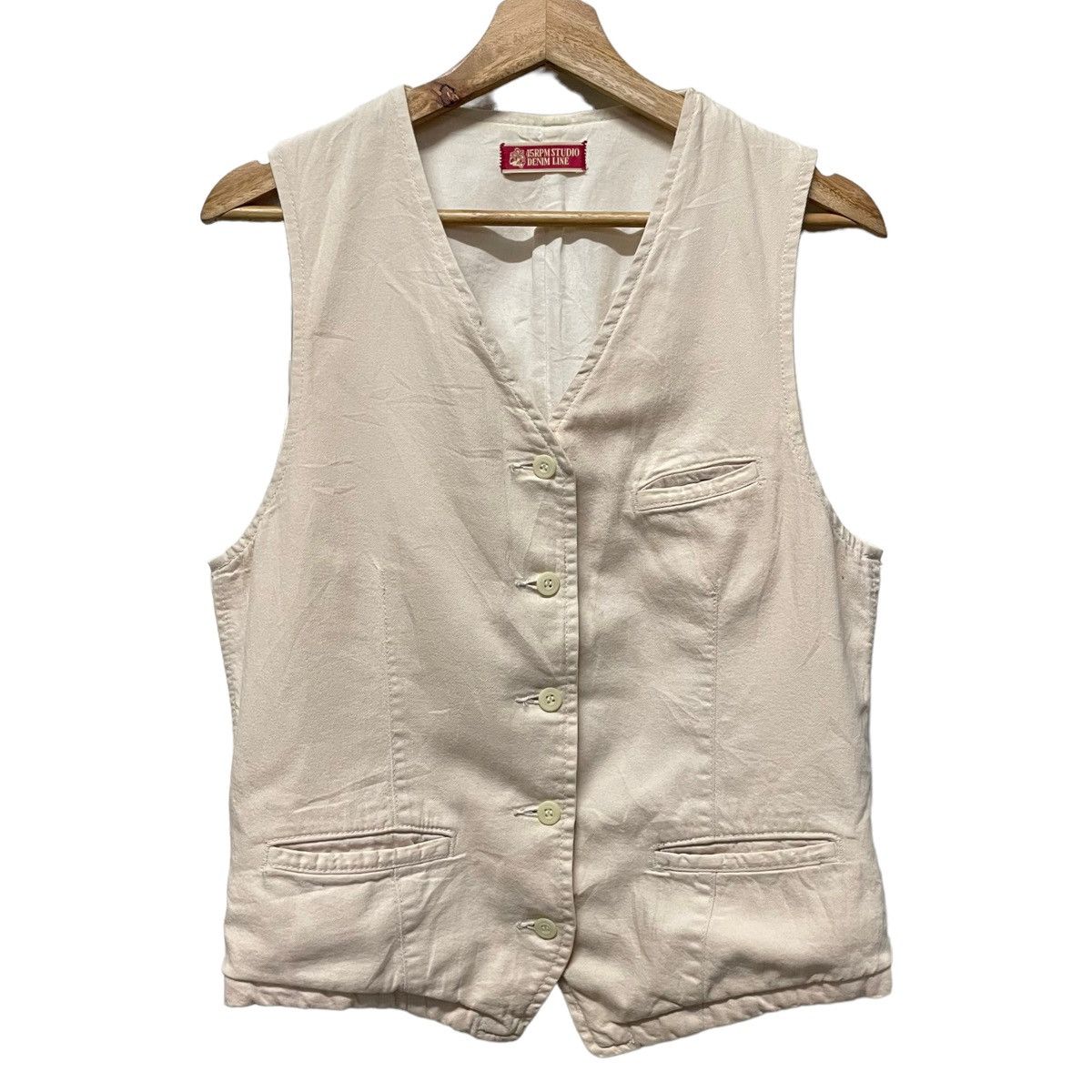 45rpm × Kapital 💥 45RPM STUDIO DENIM LINE VEST Size US S / EU 44-46 / 1 - 1 Thumbnail