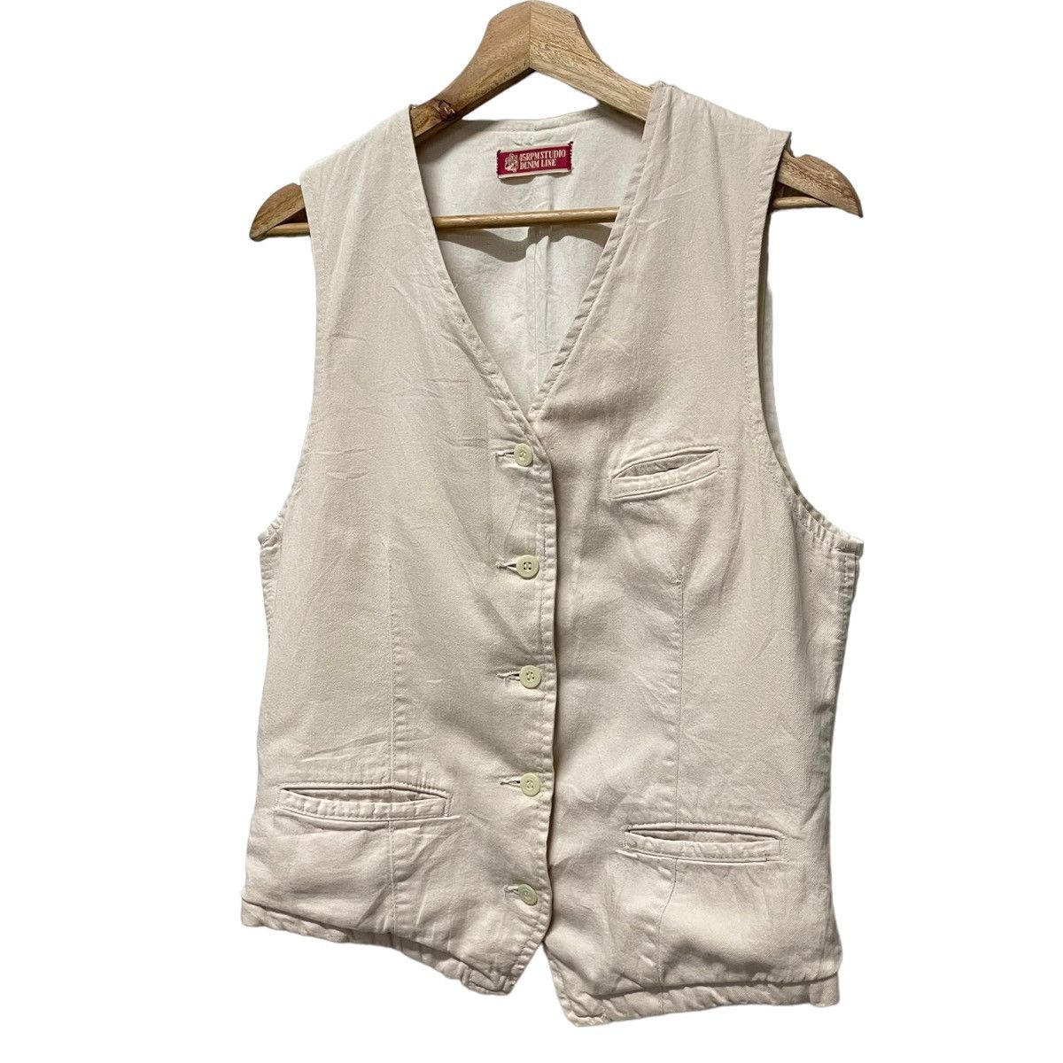 45rpm × Kapital 💥 45RPM STUDIO DENIM LINE VEST Size US S / EU 44-46 / 1 - 3 Thumbnail