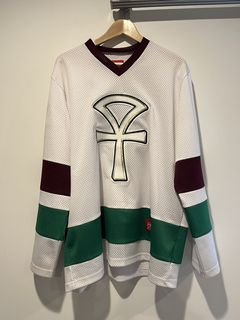 SUPREME ANKH HOCKEY JERSEY SZ L PINK