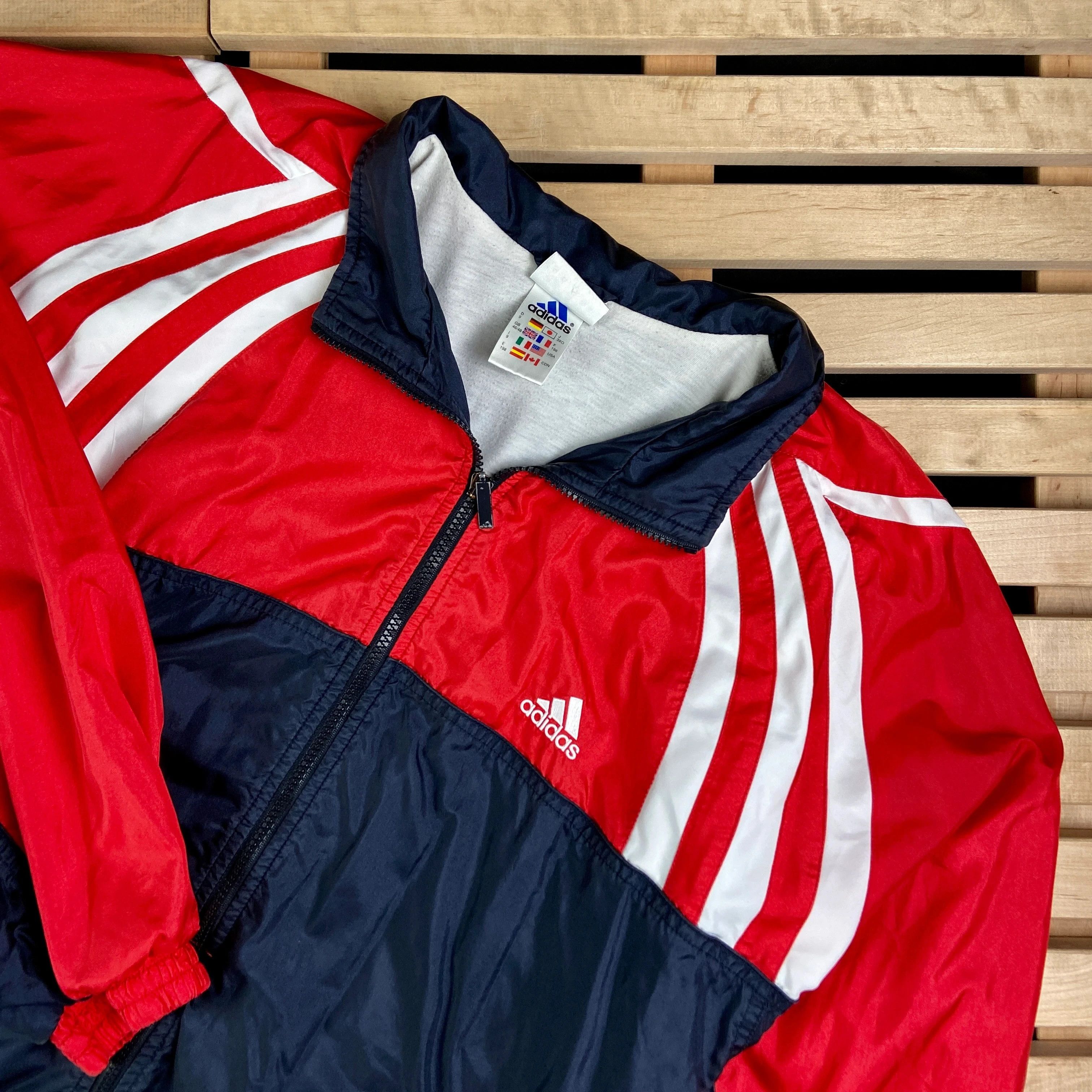 Adidas × Vintage Mens Bomber Jacket Adidas Vintage Size XXL 2XL Size US XXL / EU 58 / 5 - 2 Thumbnail