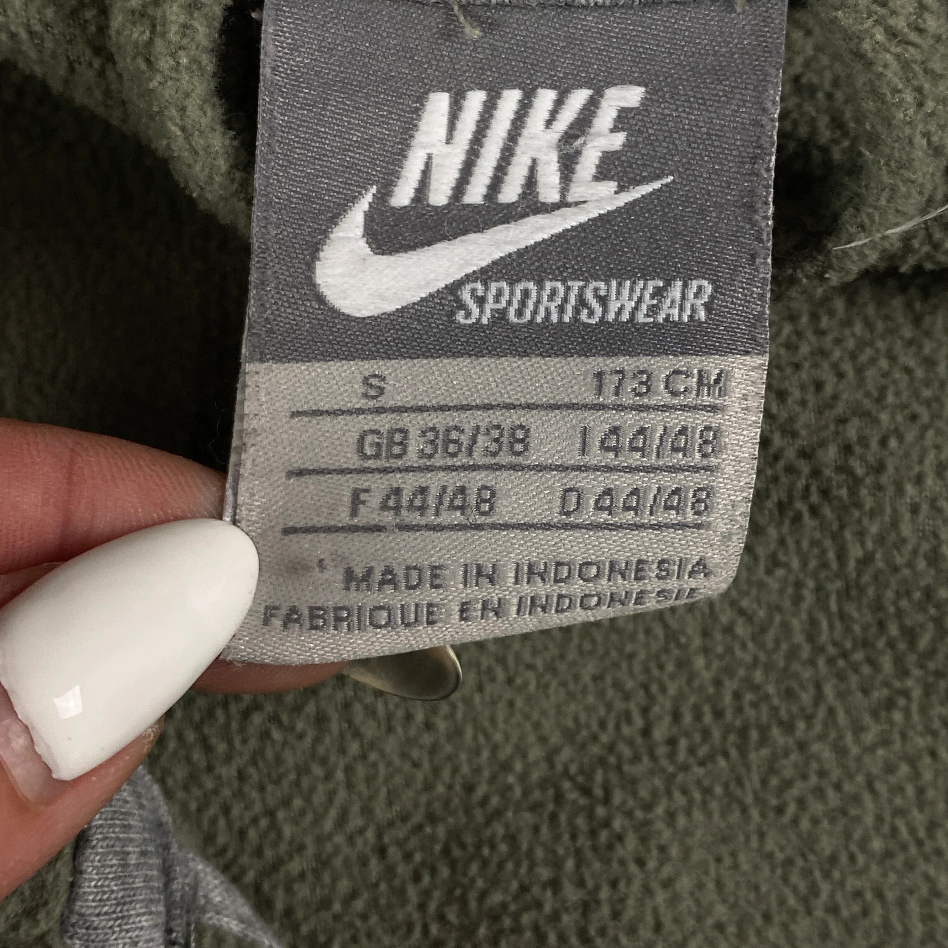 Nike × Vintage Mens Fleece Bomber Nike Vintage Size S Size US S / EU 44-46 / 1 - 4 Thumbnail