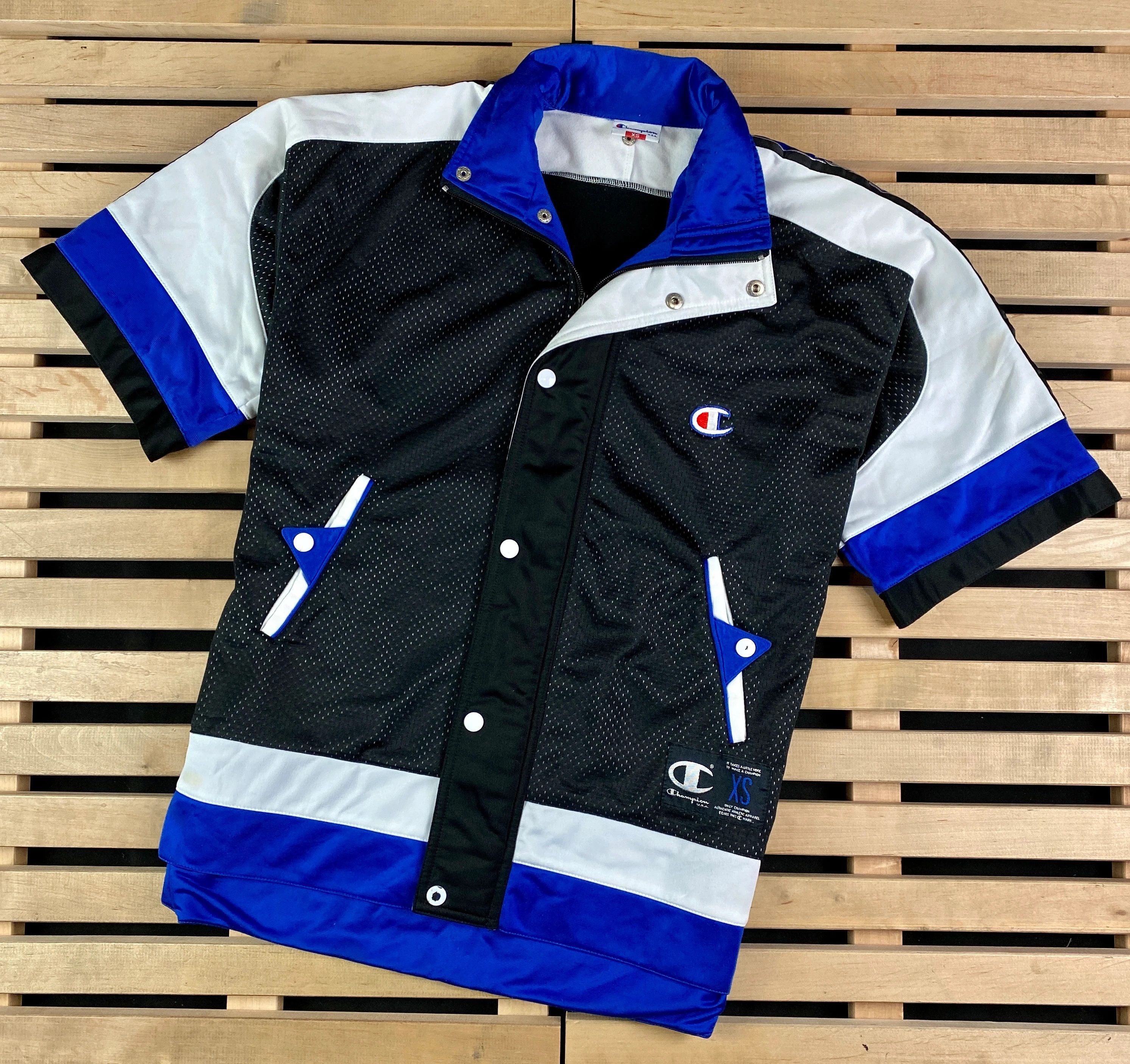 Champion × Vintage Mens Bomber Jacket Champion Short Sleeve Vintage Size XS Size US XS / EU 42 / 0 - 1 Thumbnail