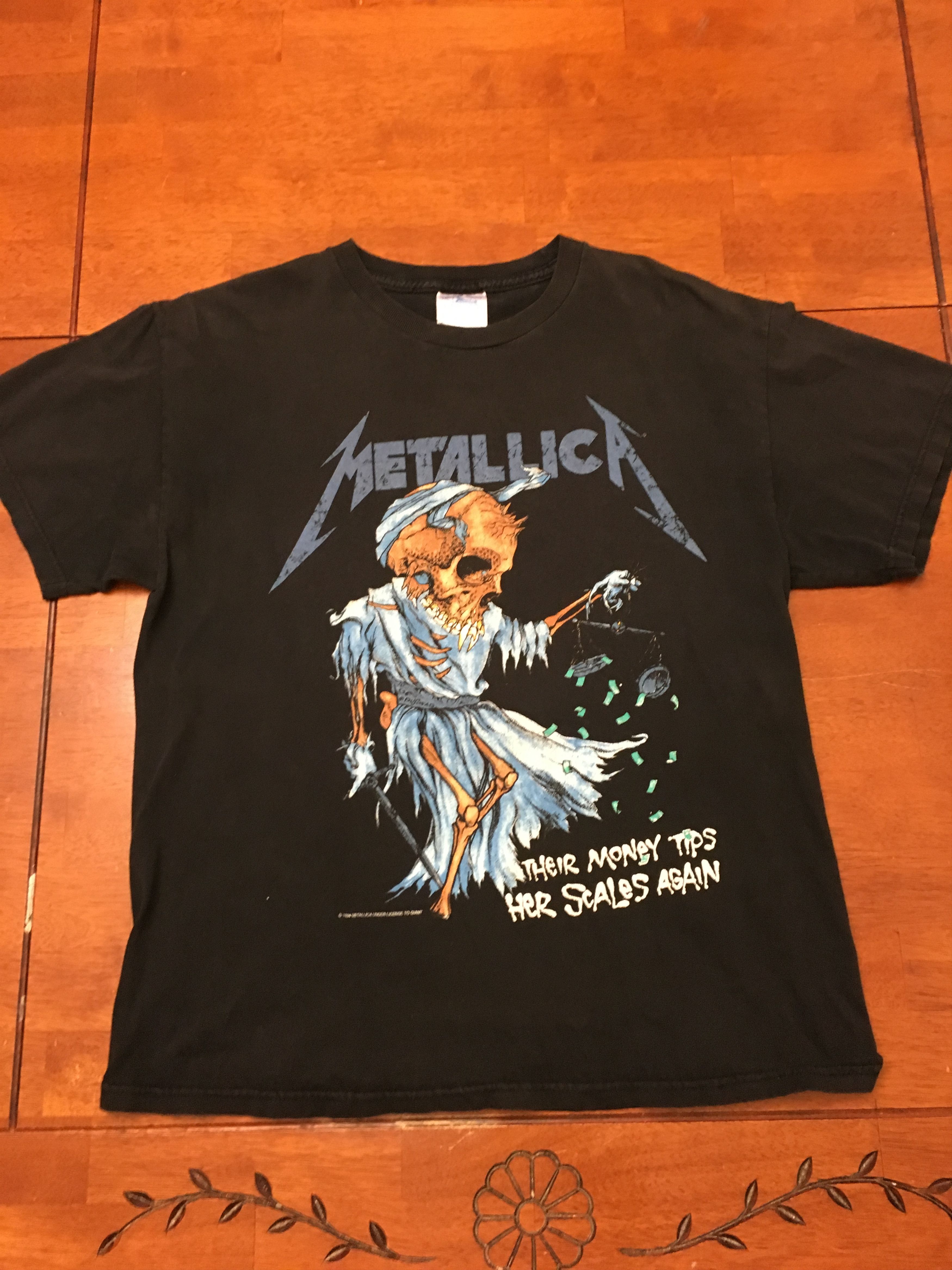 Metallica × Vintage ACTUAL Vintage 90s Metallica Doris Tee | Grailed