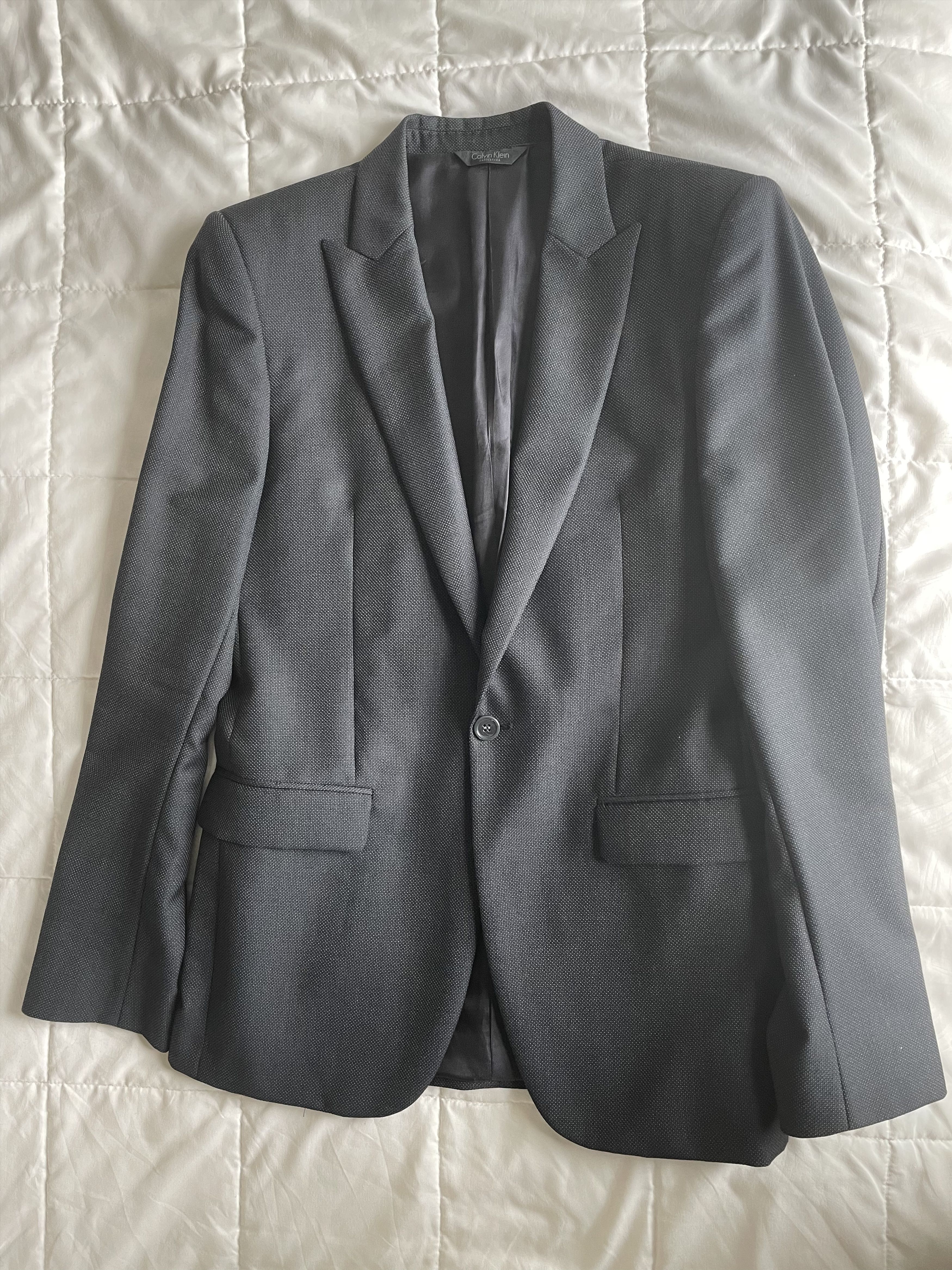 Calvin Klein × Calvin Klein 205W39NYC Zucchelli era Calvin Klein Collection micro-dot blazer Size 36R - 1 Thumbnail