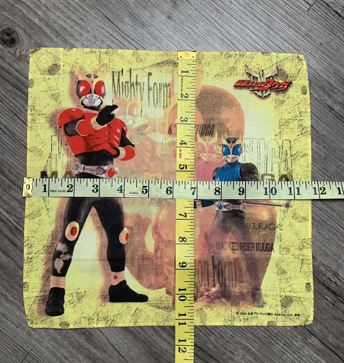 Anime Vintage Masked Rider Handkerchief Pocketsquares Size ONE SIZE - 4 Thumbnail