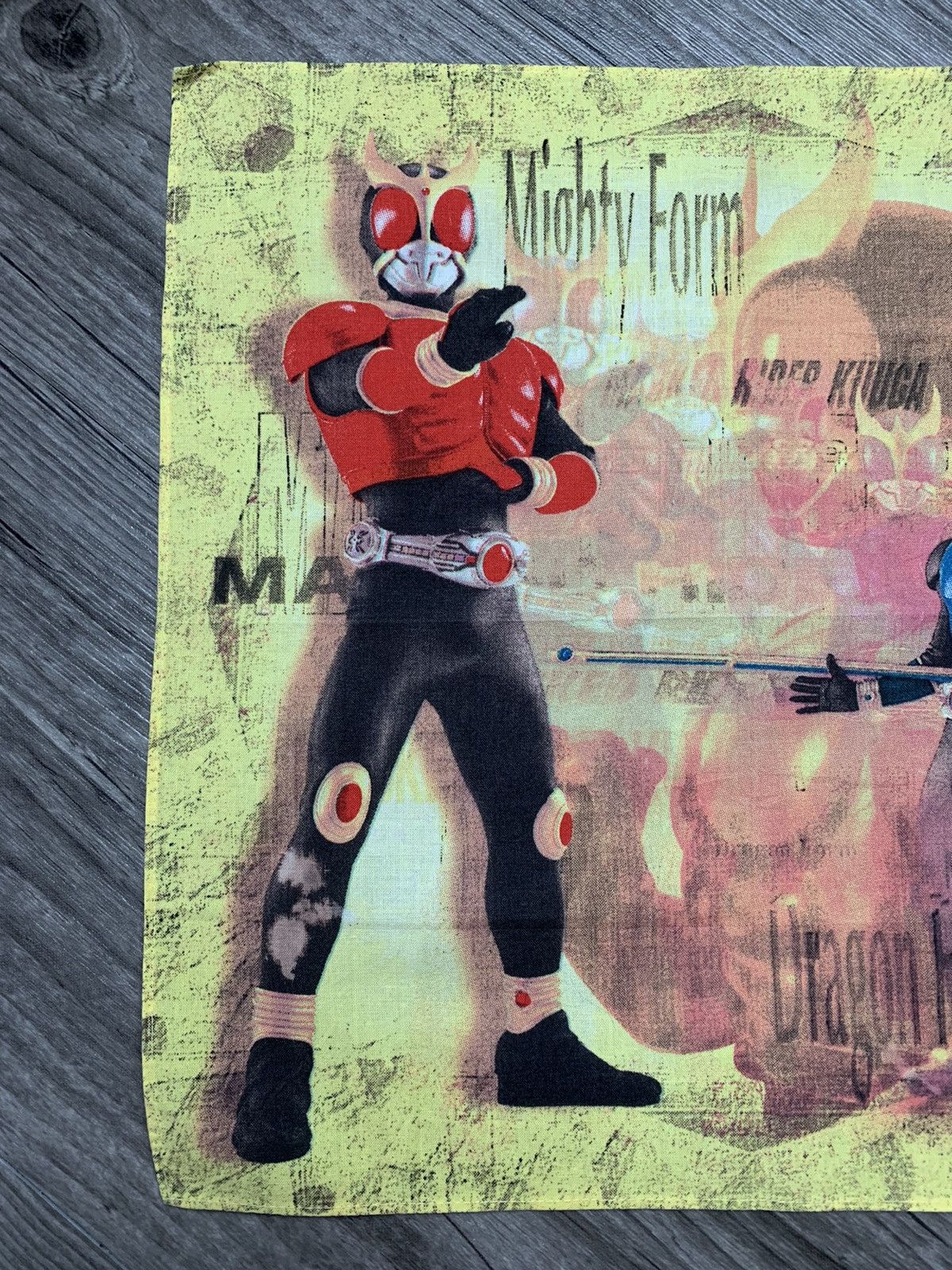Anime Vintage Masked Rider Handkerchief Pocketsquares Size ONE SIZE - 2 Thumbnail