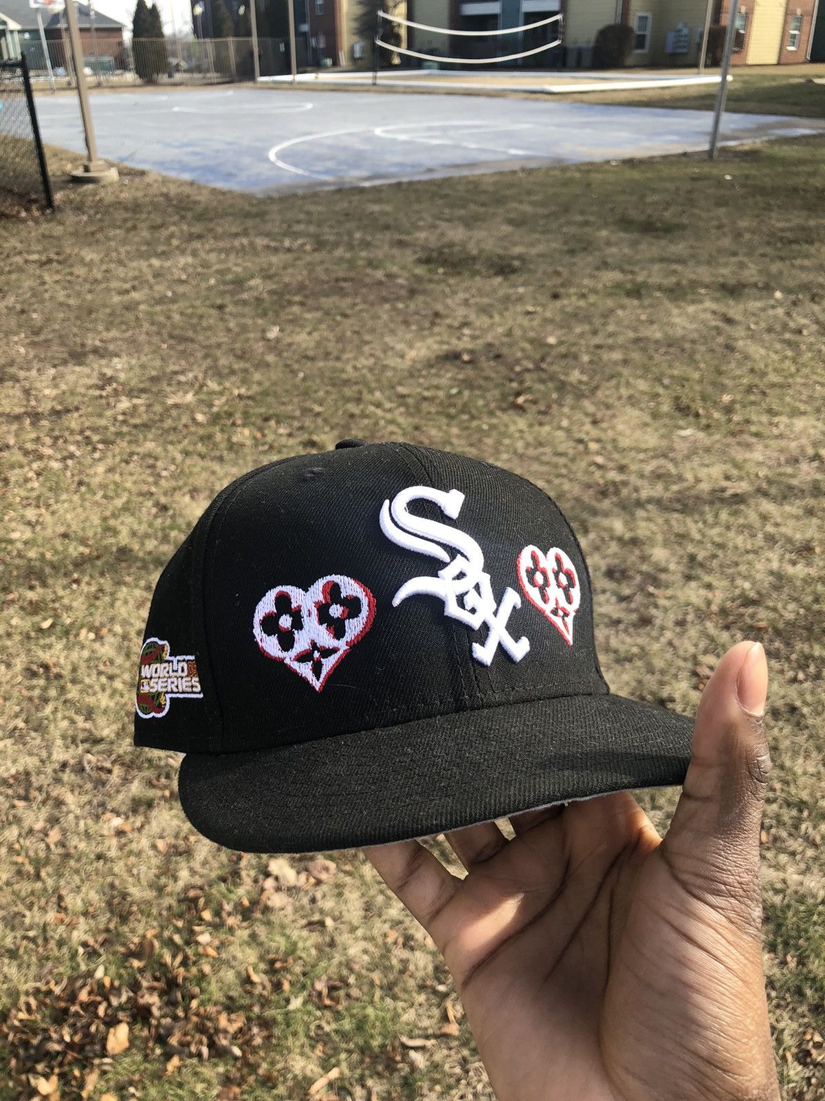 Custom white sox hat on sale