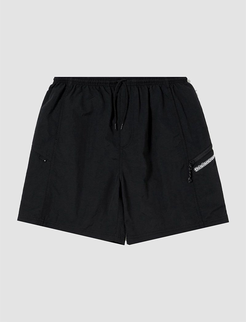 Thisisneverthat Thisisneverthat Nylon Zip Jogging Shorts Black Small Grailed