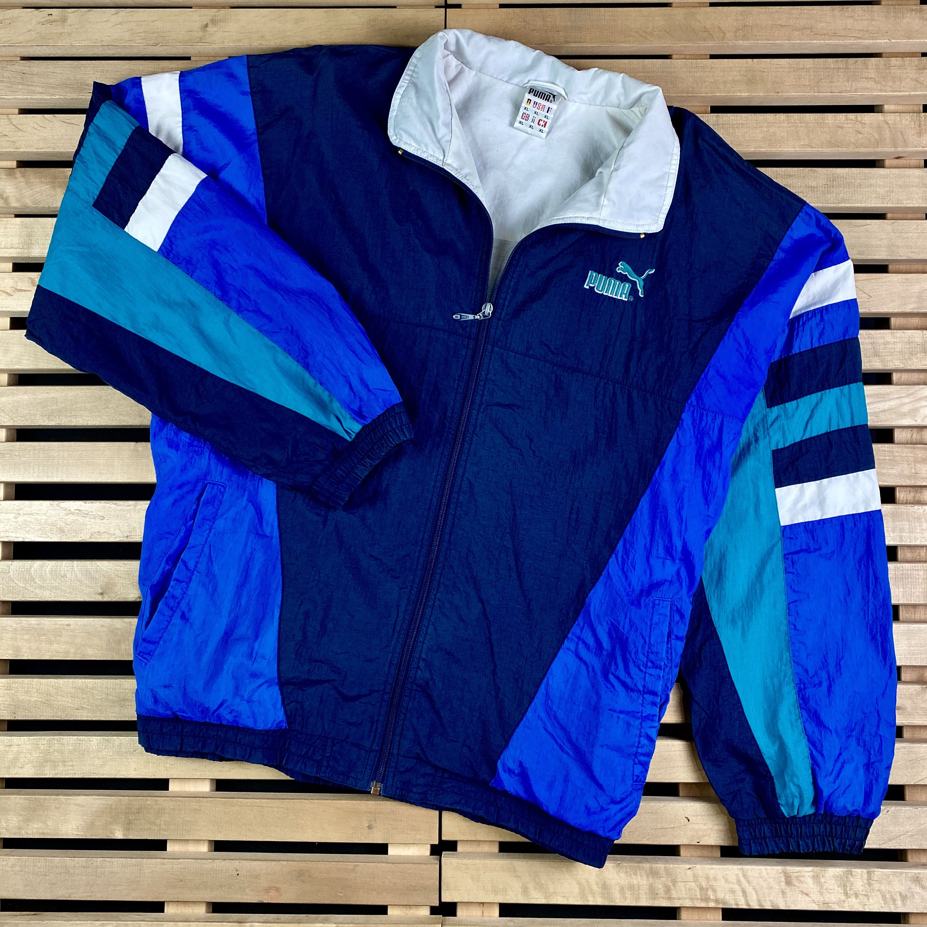 Puma × Vintage Mens Bomber Jacket Puma Vintage Size XL Size US XL / EU 56 / 4 - 1 Thumbnail